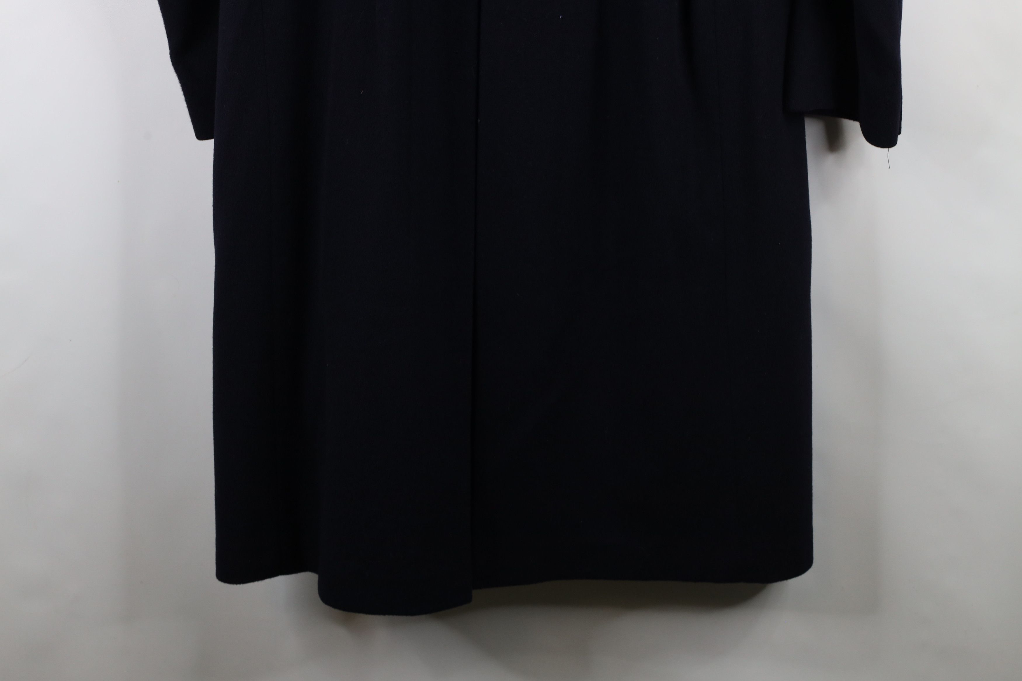 Pierre Cardin × Vintage Vintage 70s Pierre Cardin Wool Trench Coat Overcoat Navy USA Size US XL / EU 56 / 4 - 18 Thumbnail