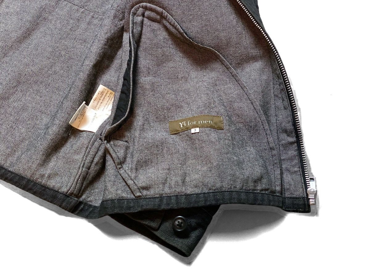 Yohji Yamamoto Yohji Yamamoto Blouson Jacket Denim Black Size US L / EU 52-54 / 3 - 3 Thumbnail