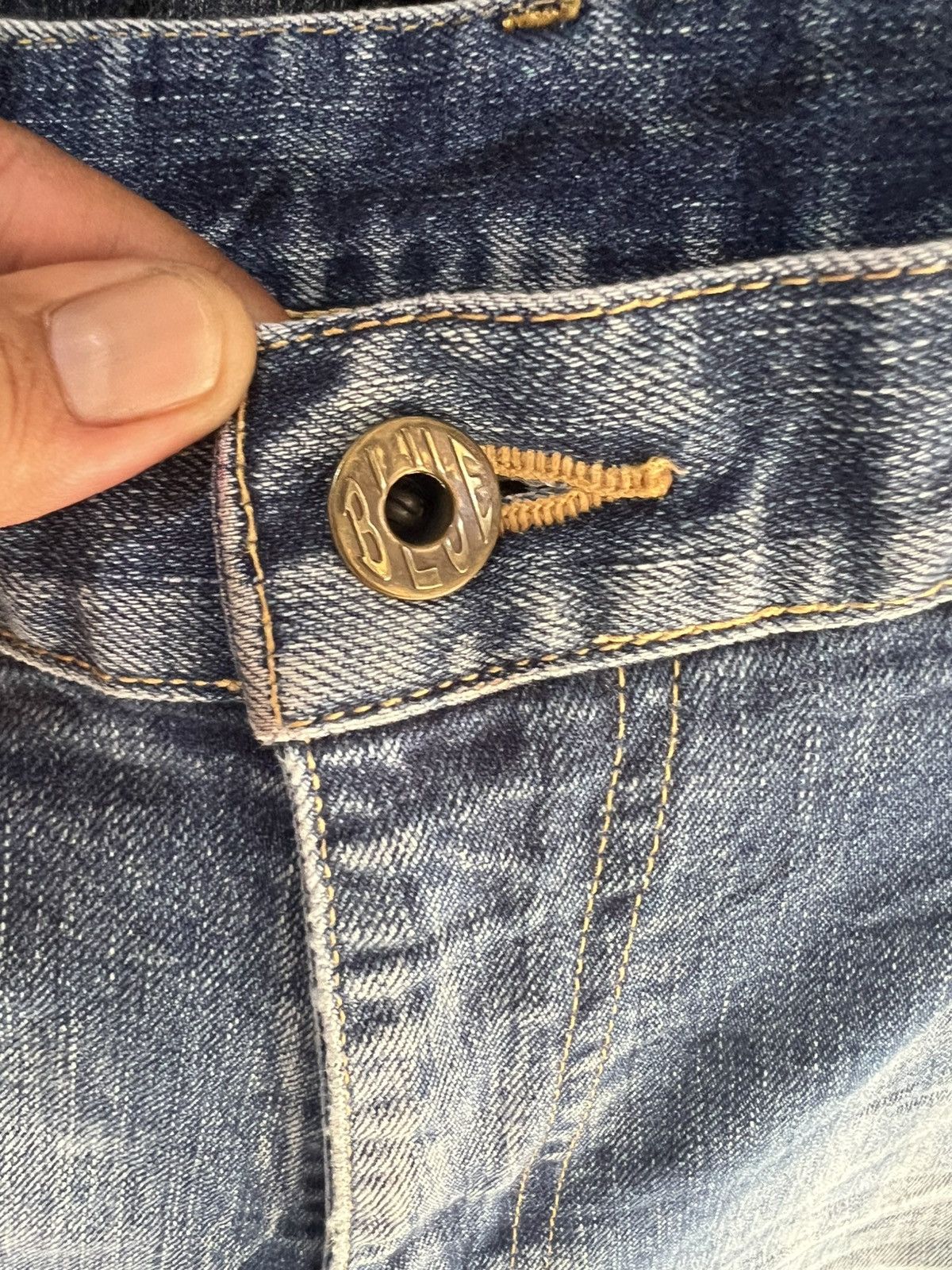 Japanese Brand 🔥Rare Blue Orrey Distressed Denim Size US 32 / EU 48 - 10 Thumbnail