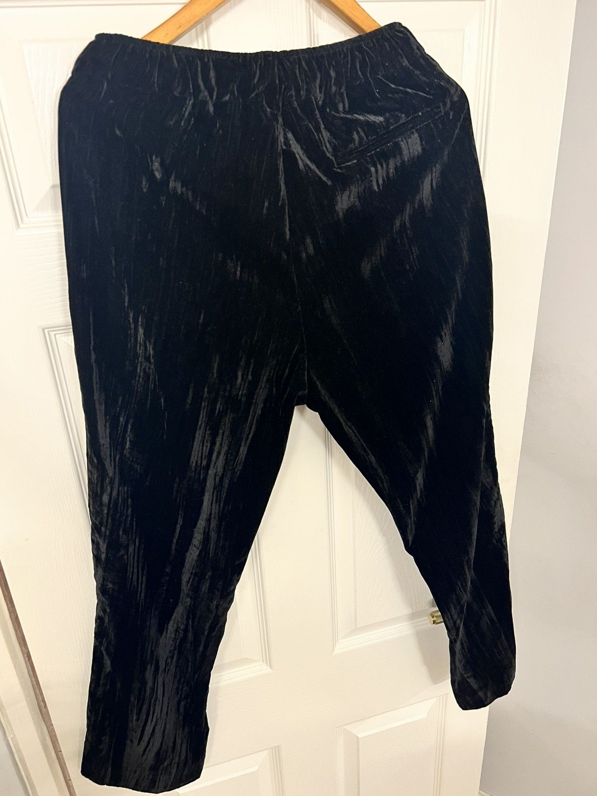 Zara BLACK ZARA VELVET TROUSERS STUDIO ONE COLLECTION SIZE 30x30 Size US 30 / EU 46 - 6 Thumbnail