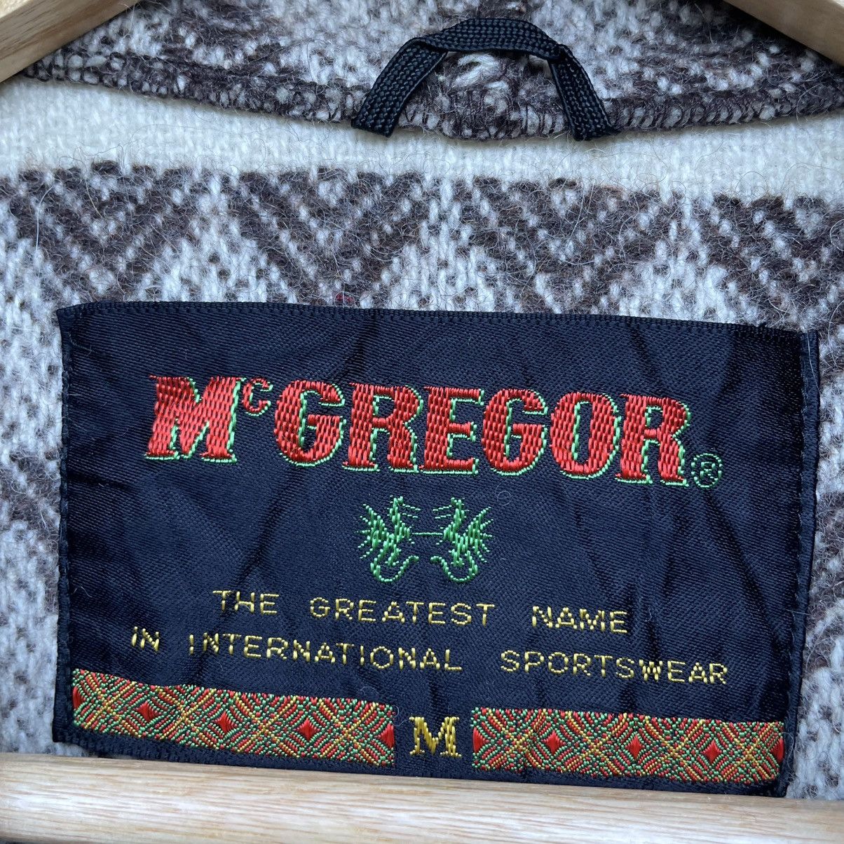 McGregor × Vintage 💥Vintage Mc Gregor Wool Coat Native Hooded Jacket Size US M / EU 48-50 / 2 - 6 Thumbnail