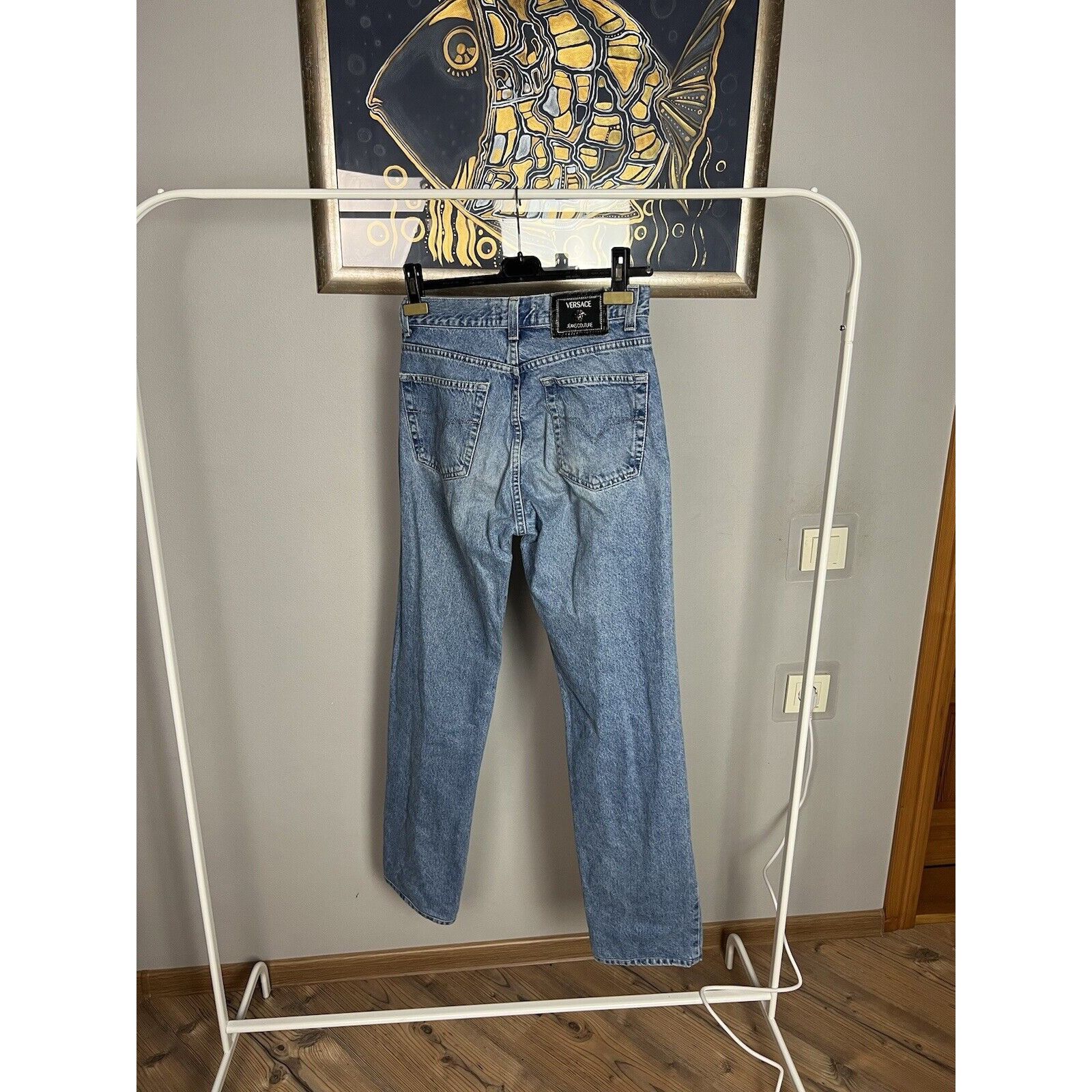 Versace Jeans Couture Versace Couture VTG Medusa Light Blue Straight High Waist Je Size 30" / US 8 / IT 44 - 8 Thumbnail