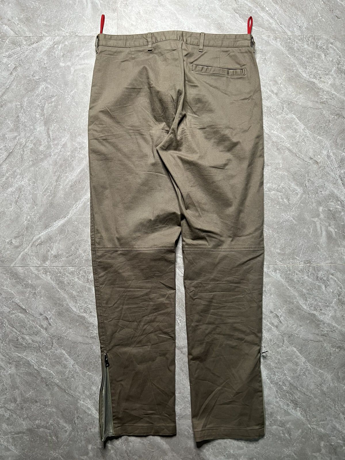 Prada Prada Stretch Cotton Zip Details Utility Pants Size US 31 - 3 Thumbnail