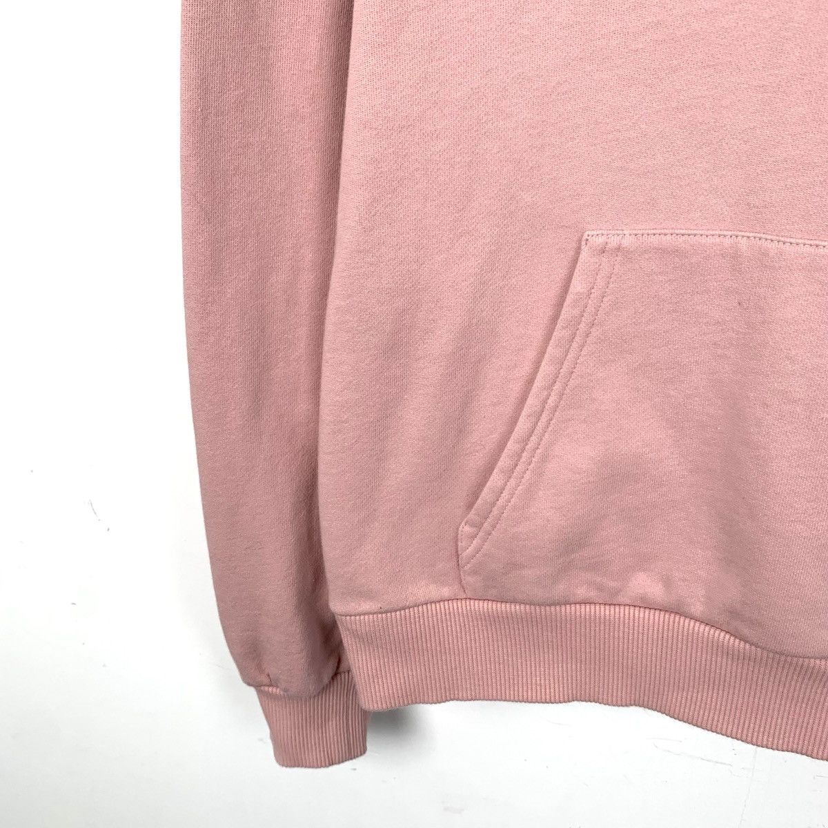 Celine Celine Pink Logo Printed Cotton Hooded Sweatshirt K26WX Size XXS / US 00 / IT 34 - 4 Thumbnail