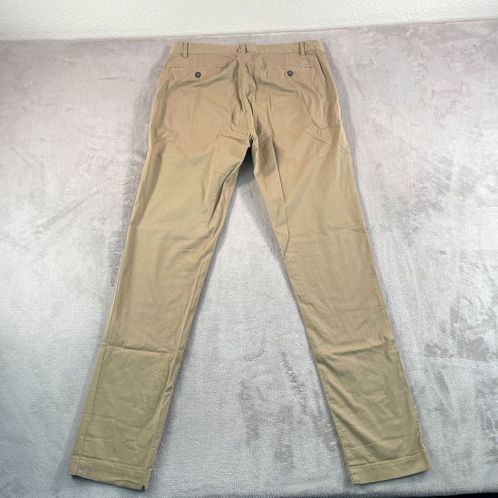 Sunspel Sunspel Chino Pants Men 34x34 Beige Flat Front Straight Leg Designer NWOT 245 Size US 34 / EU 50 - 3 Thumbnail