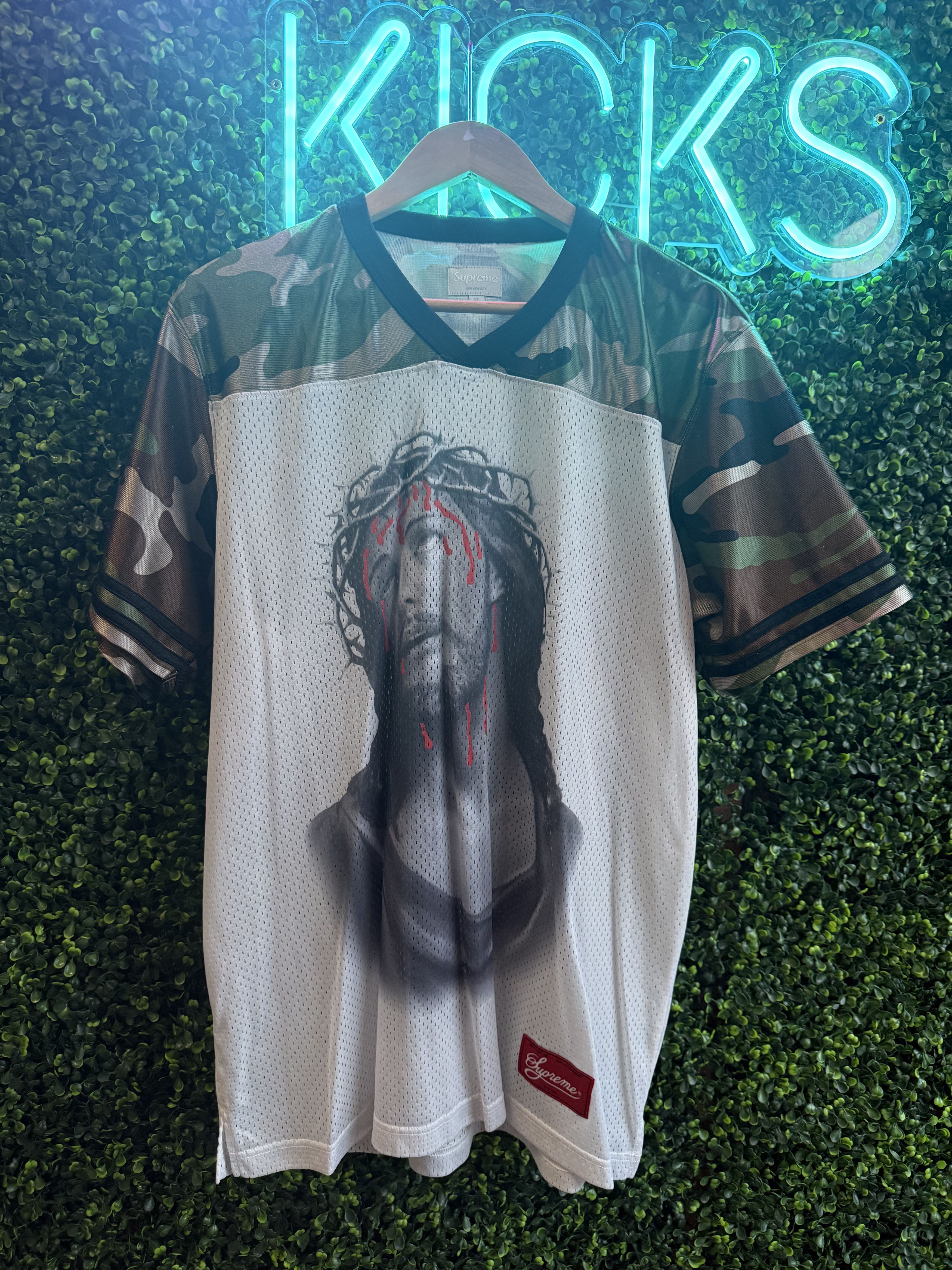 Supreme Supreme Jesus Jersey Size US XL / EU 56 / 4 - 1 Thumbnail