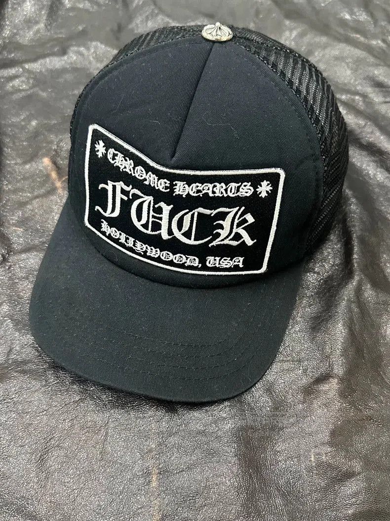 Chrome Hearts Chrome Hearts Mesh Trucker Cap Unisex. Size ONE SIZE - 1 Thumbnail