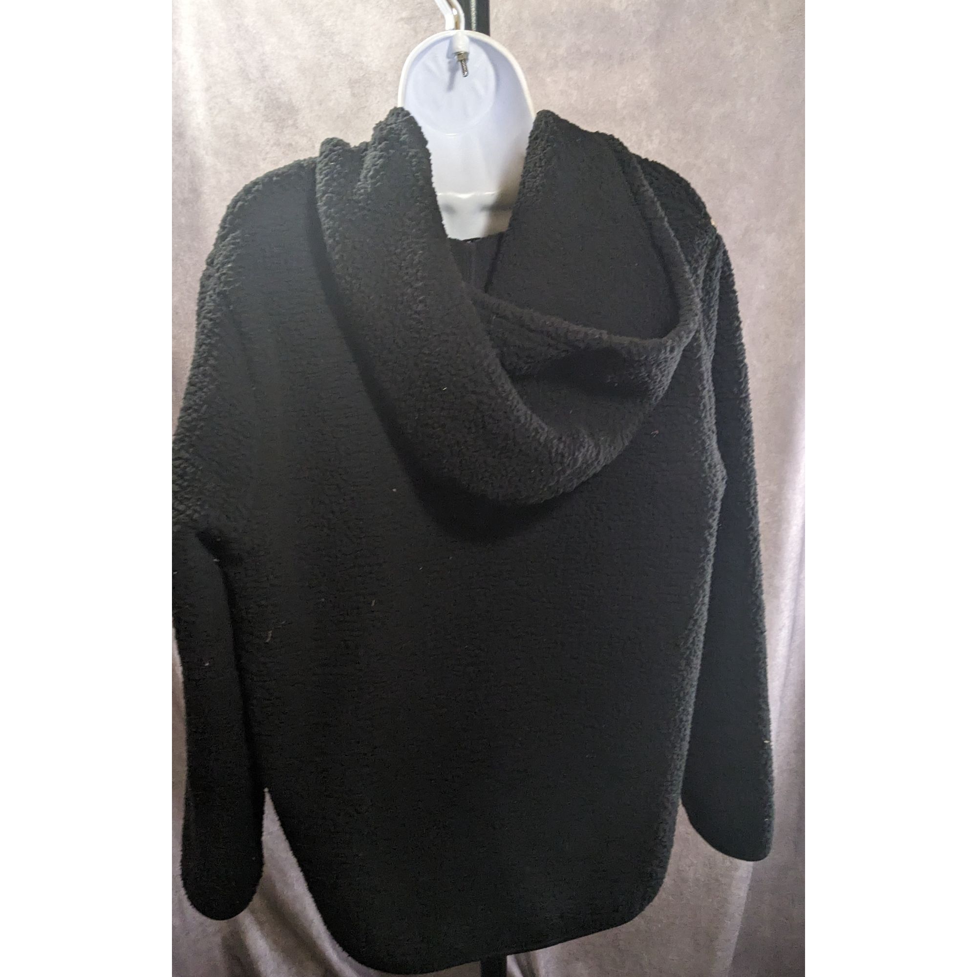 Other DSG Black Sherpa Hoodie Pullover XL With Kangaroo Pocket & H Size XL / US 12-14 / IT 48-50 - 2 Thumbnail