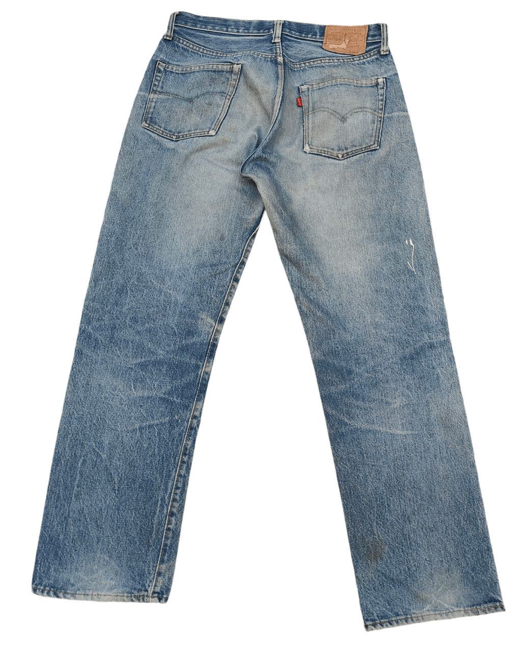 Levi's 60's Vtg Levis 501 Button No6 Selvedge Redline Size US 31 - 2 Thumbnail