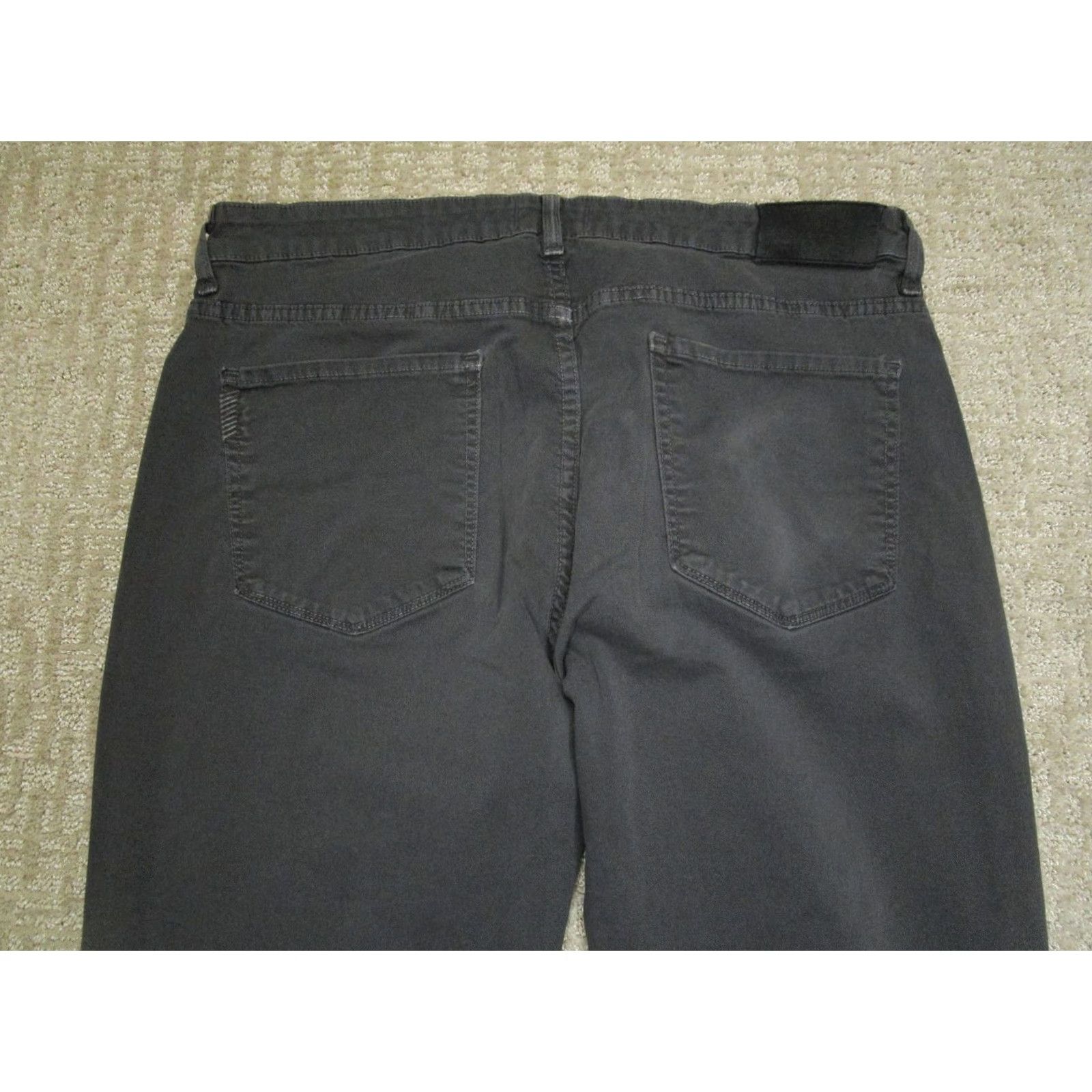 Paige PAIGE Gray Chino Pants Men 36 Straight Regular Rise 10-12 In 5-Pocket Cotton Twill USA Made Size US 36 / EU 52 - 4 Thumbnail