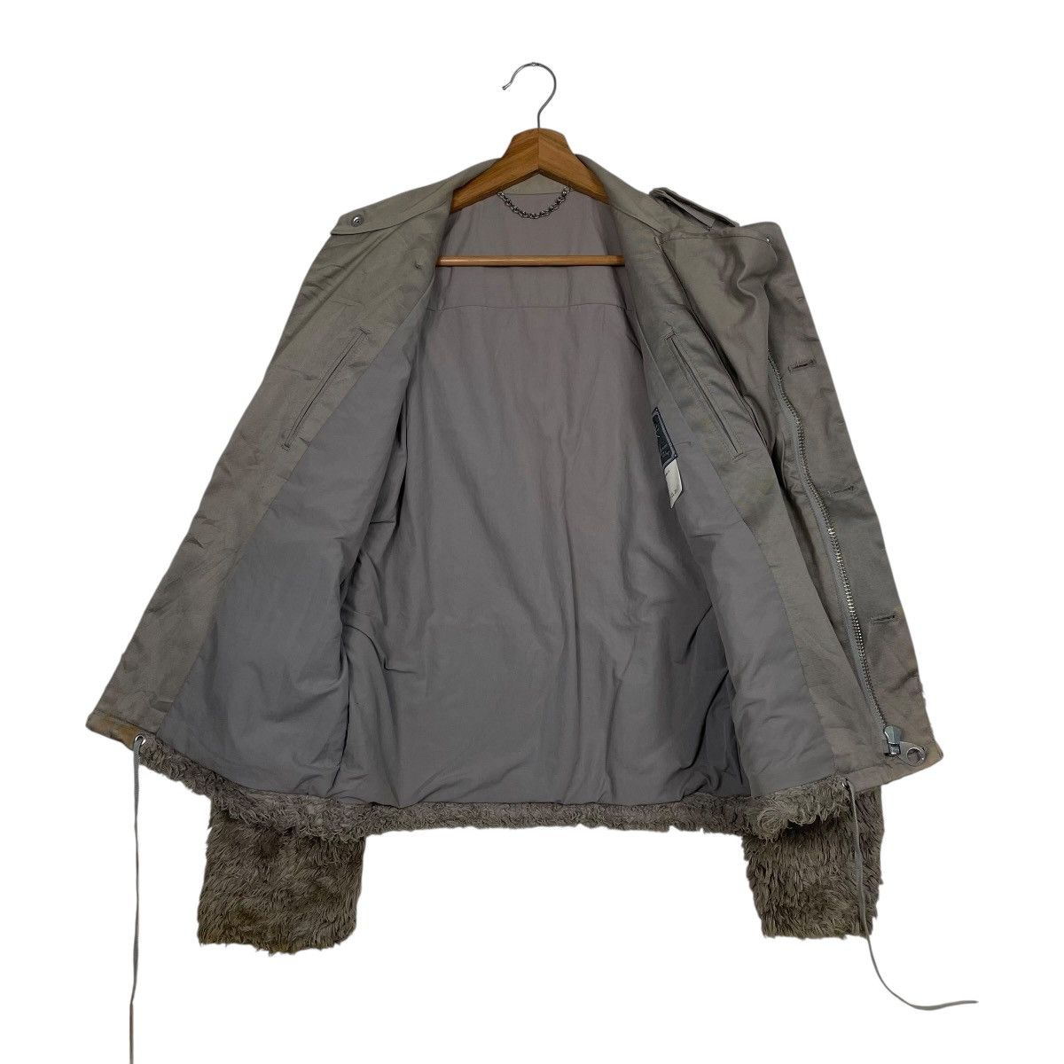 Maison MIHARA YASUHIRO Mihara Yasuhiro Fur Mix Rider Jacket Size M / US 6-8 / IT 42-44 - 13 Thumbnail