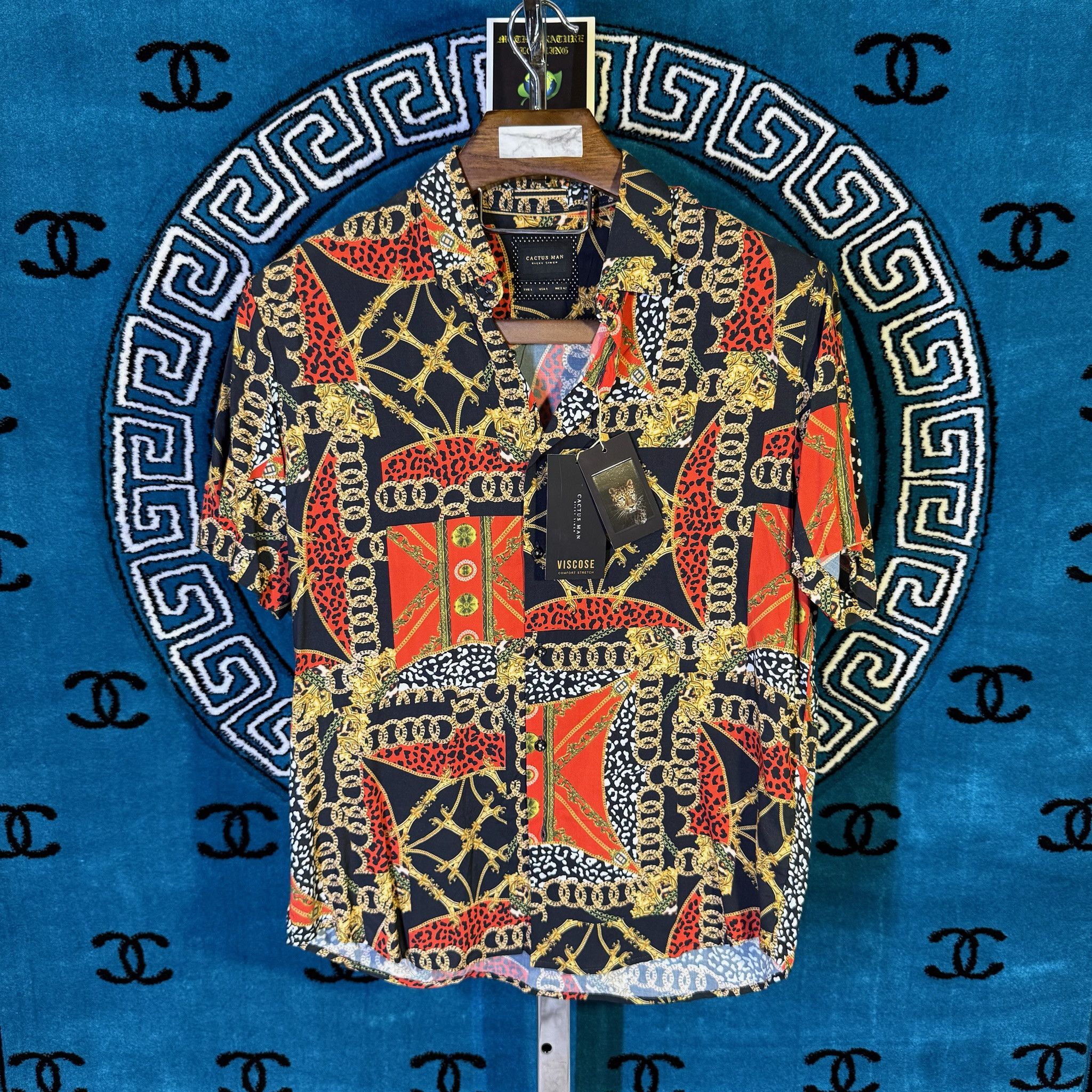 Other THE OPULENT BAROQUE CHAINS & MEDALLIONS CREST SHIRT Size US L / EU 52-54 / 3 - 1 Preview