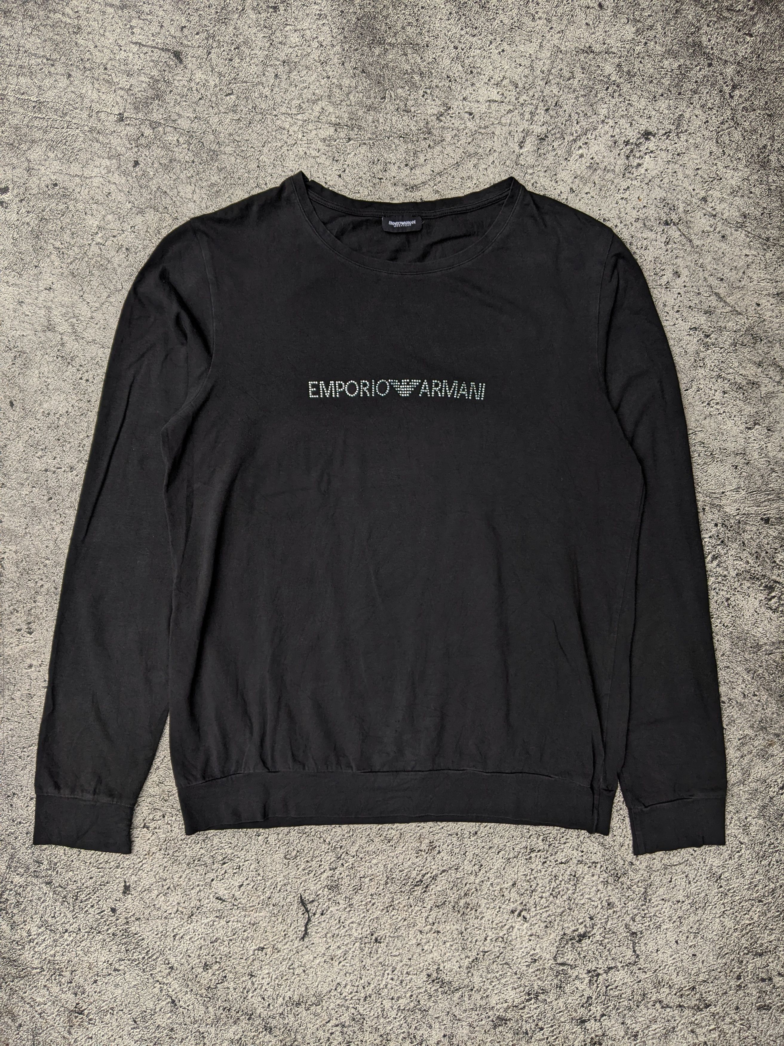 Emporio Armani Essential Crewneck Long Sleeve Size S / US 4 / IT 40 - 1 Thumbnail