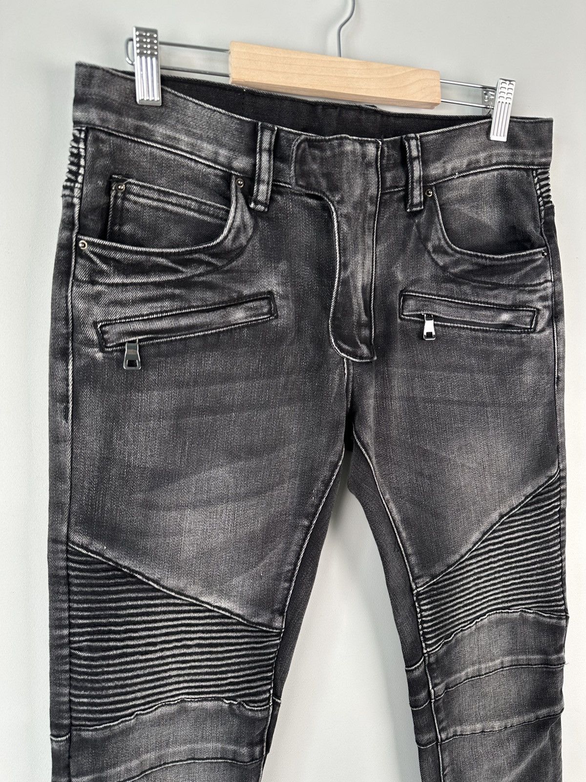 MNML MNML Skinny Avant Garde Jeans Pants Size US 29 - 3 Thumbnail