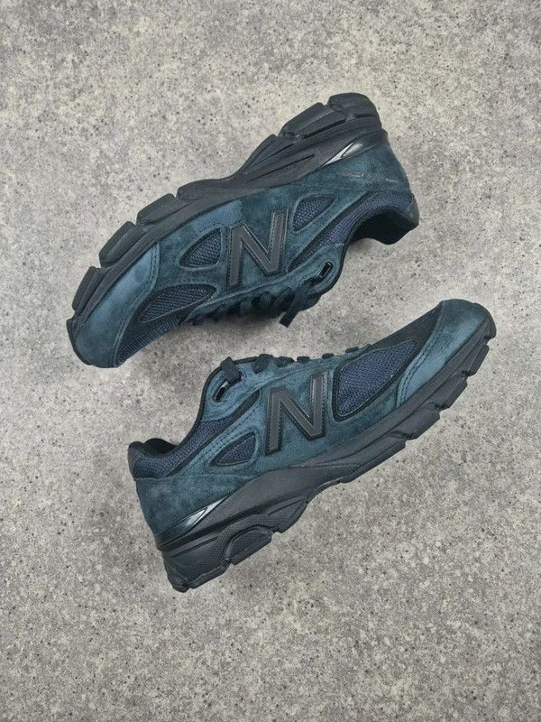 New Balance New Balance 990 V4 JJJJound Men's Navy Athletic Sneakers 42 Size US 9 / EU 42 - 2 Thumbnail