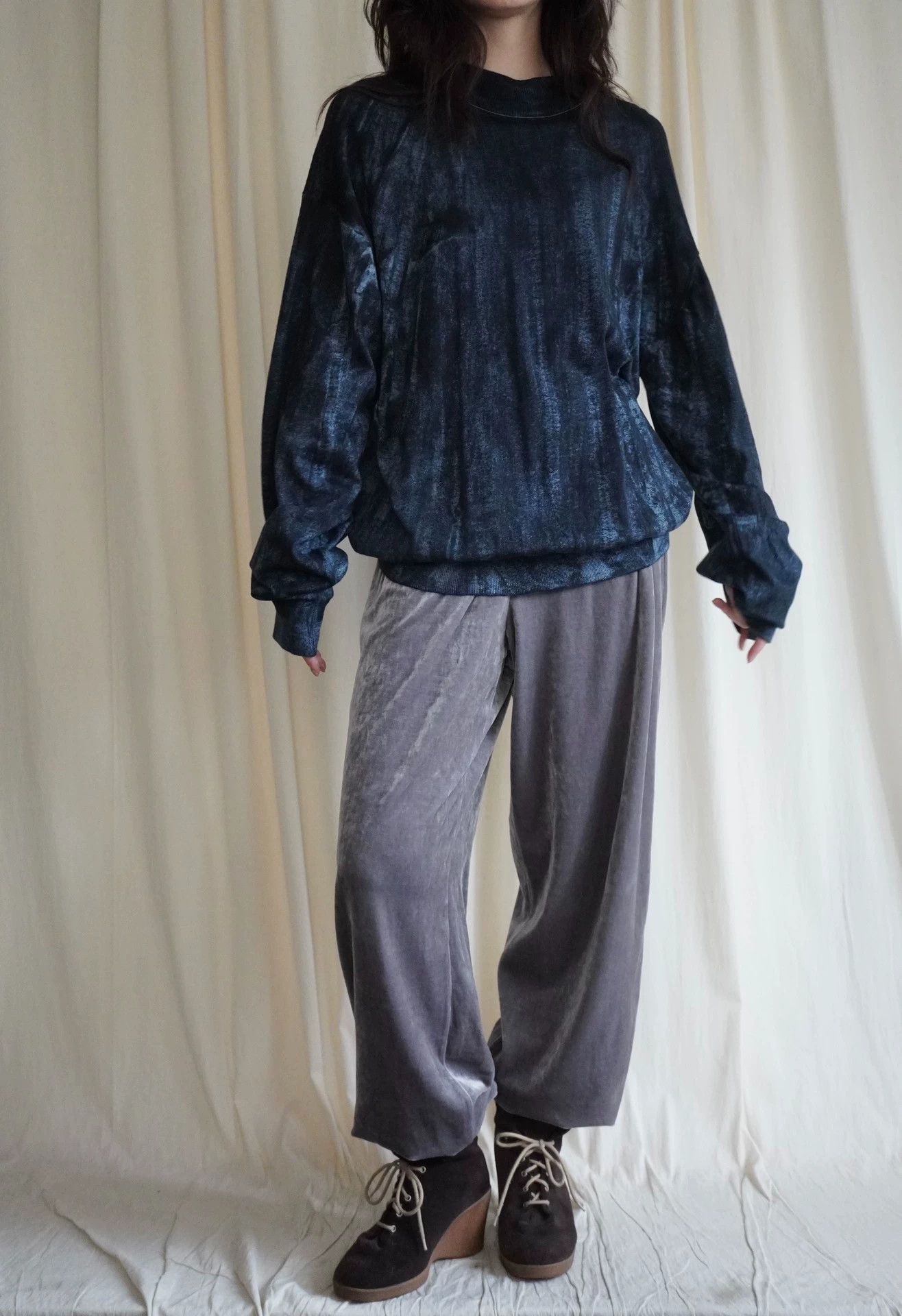 Issey Miyake 1994 Issey Miyake Tie-Dye Ink Drip Top ML Size M / US 6-8 / IT 42-44 - 8 Thumbnail