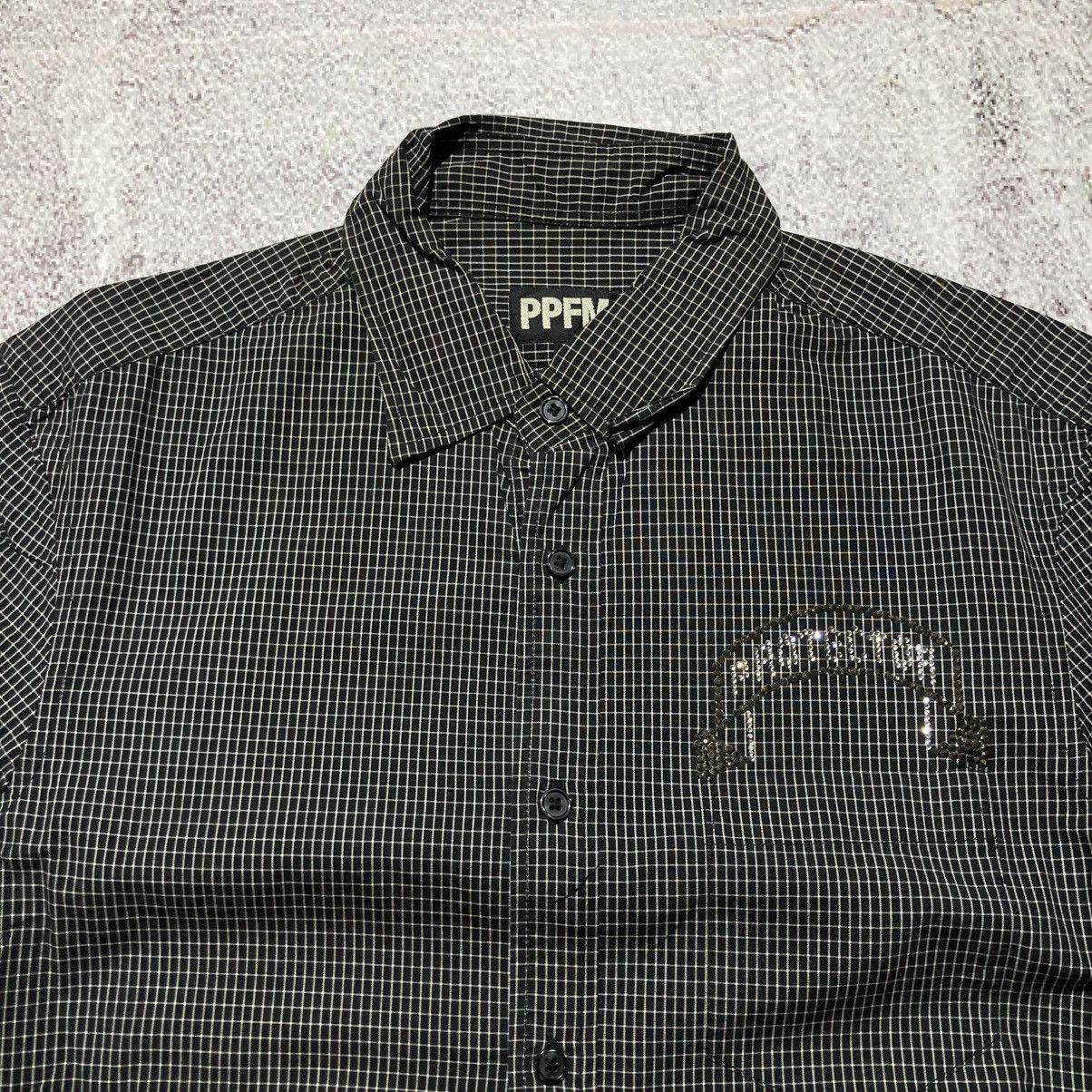 PPFM 2000s PPFM Protector Guitar Beaded Bling Shirt Short Slevee Size US M / EU 48-50 / 2 - 9 Thumbnail