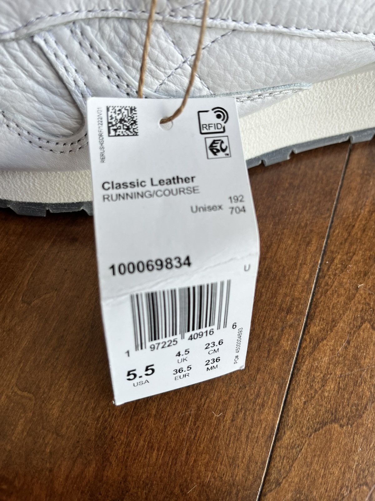 REEBOK X TYRRELL WINSTON CLASSIC LEATHER RUNNING/COURSE