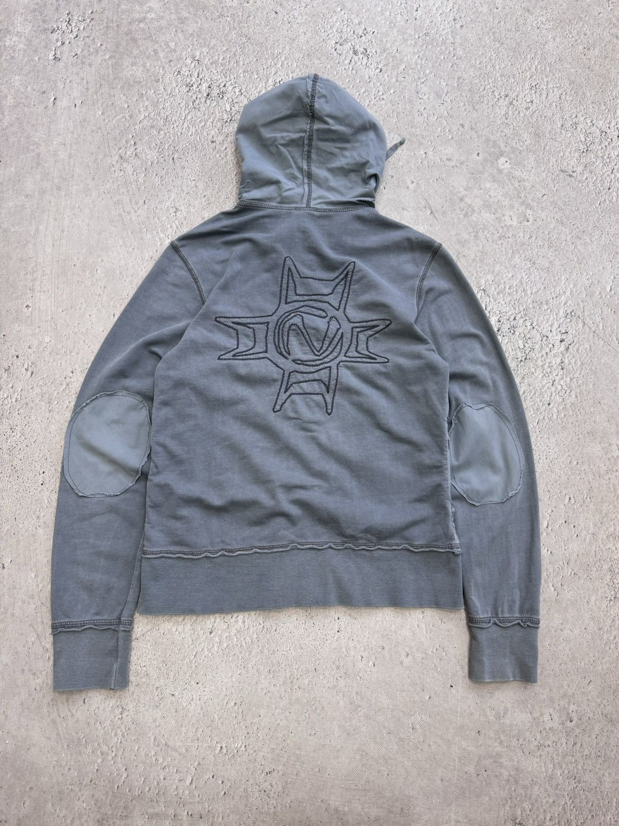 Hysteric Glamour × If Six Was Nine × Le Grande Bleu (L.G.B.) 2000s Japanese Punk Grunge DISTRESSES HOODIE Jacket opium Size US S / EU 44-46 / 1 - 7 Thumbnail