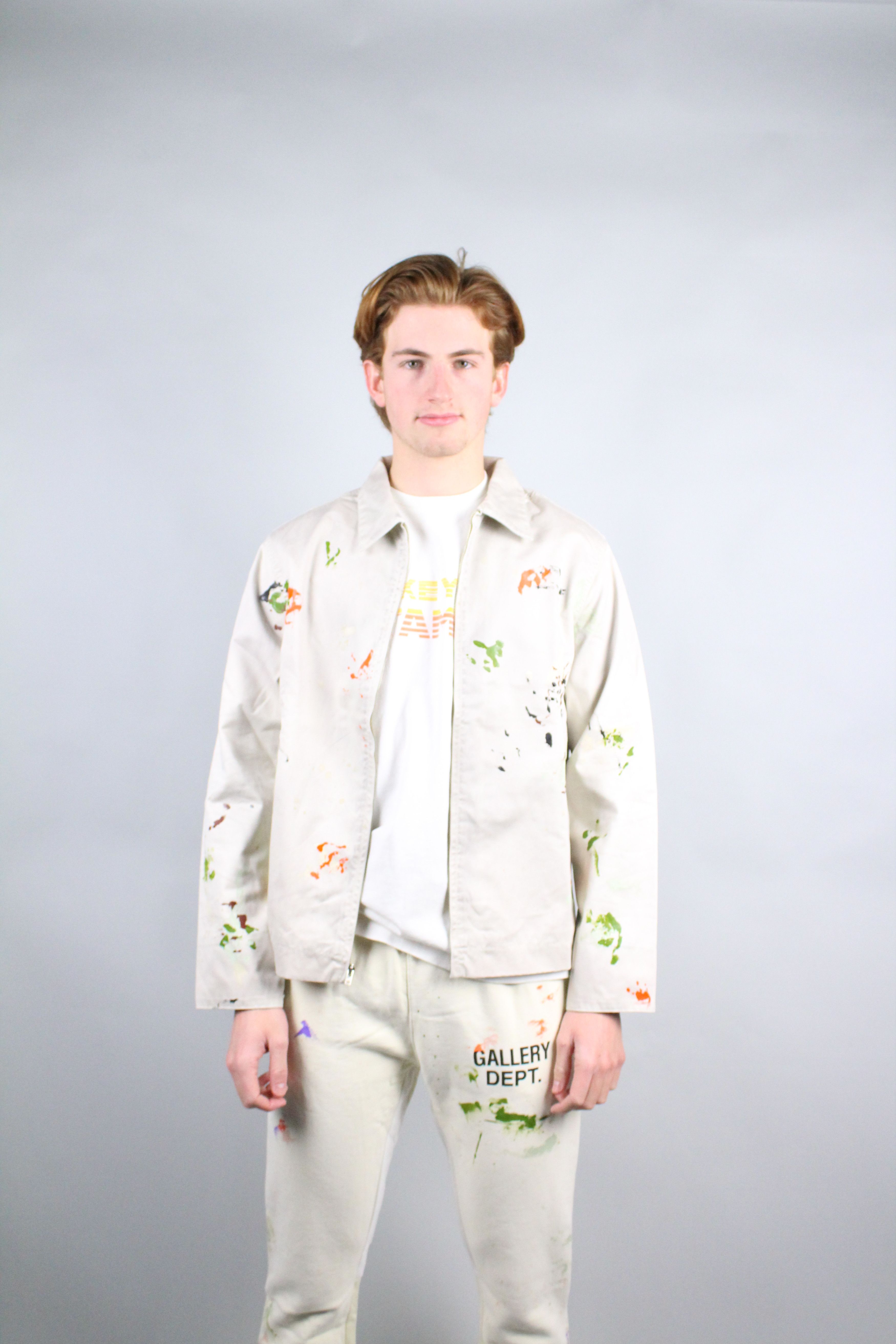 image of Gallery Dept. Montecito Painted Jacket Natural, Men's (Size Large)