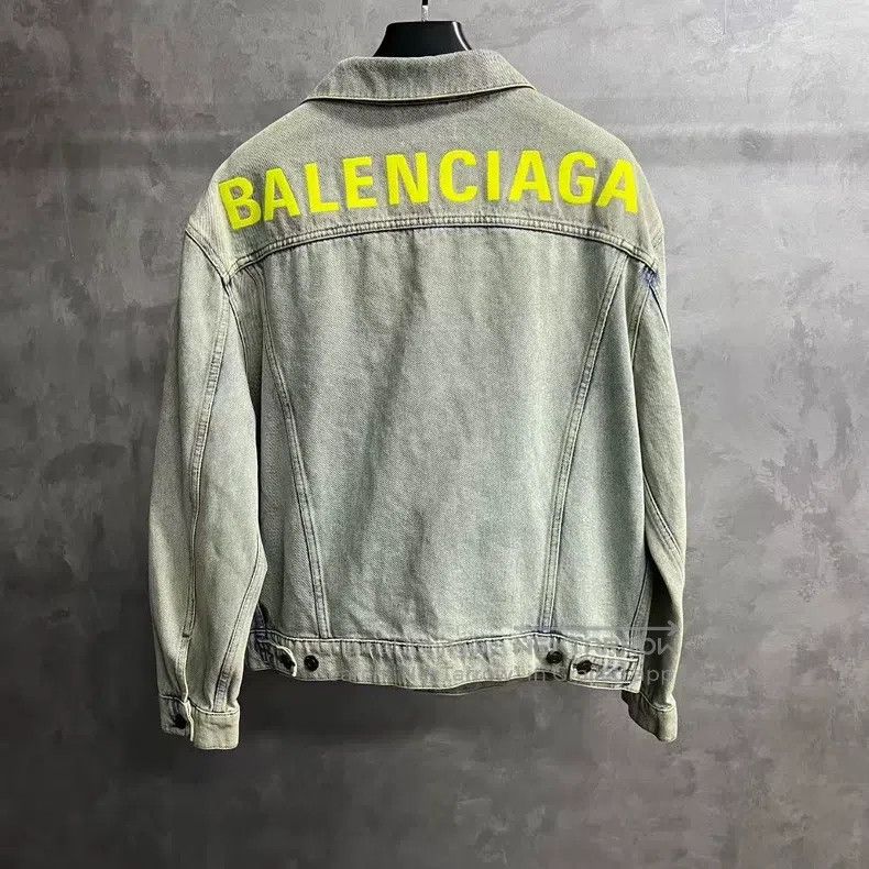 Balenciaga Balenciaga Collared fitted single-breasted long sleeve den Size XS / US 0-2 / IT 36-38 - 2 Thumbnail