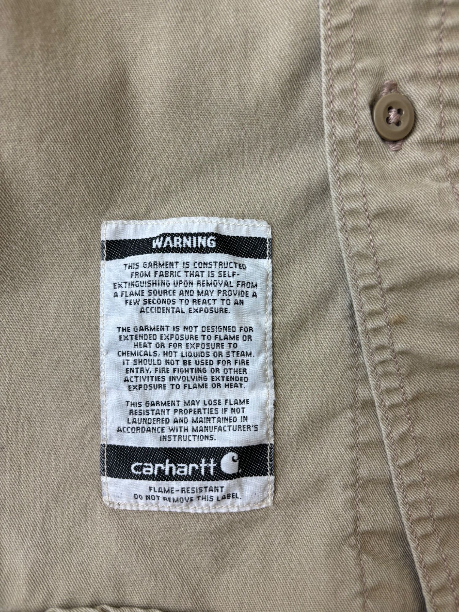 Carhartt S Carhartt Tan Button Up Size US S / EU 44-46 / 1 - 6 Thumbnail