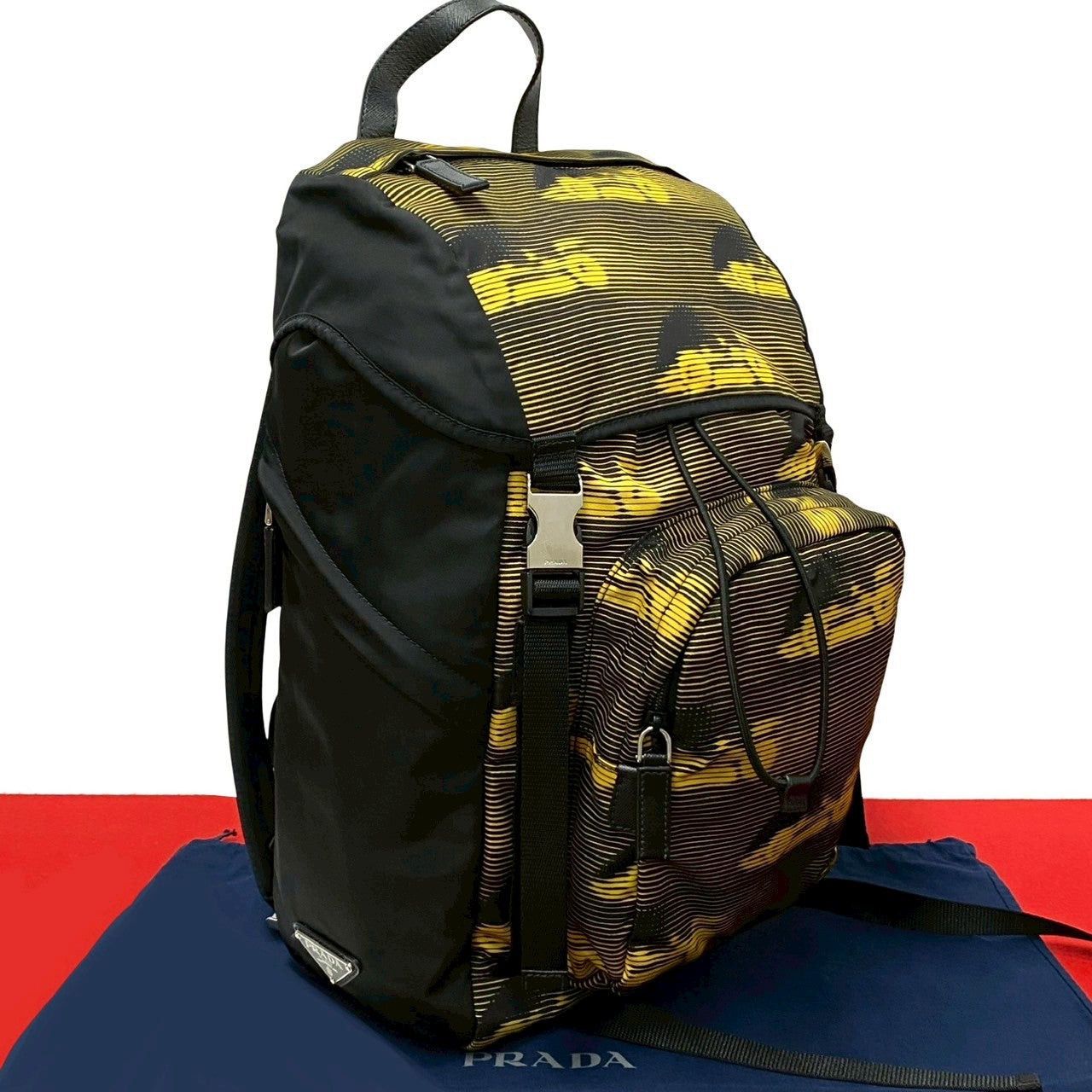 Prada Prada Backpack Yellow Leather Size ONE SIZE - 1 Thumbnail