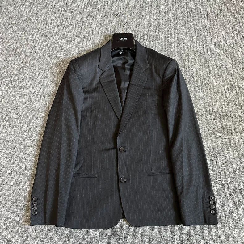 Dior Dior 09 SS flat neck silver-striped suit 2502-Nextarrow Size 48R - 2 Thumbnail