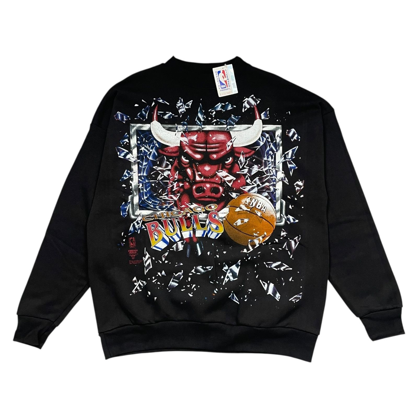 NBA DEADSTOCK VTG 90s CHICAGO BULLS SHATTERED SWEATSHIRT CHANGES Size US L / EU 52-54 / 3 - 1 Thumbnail