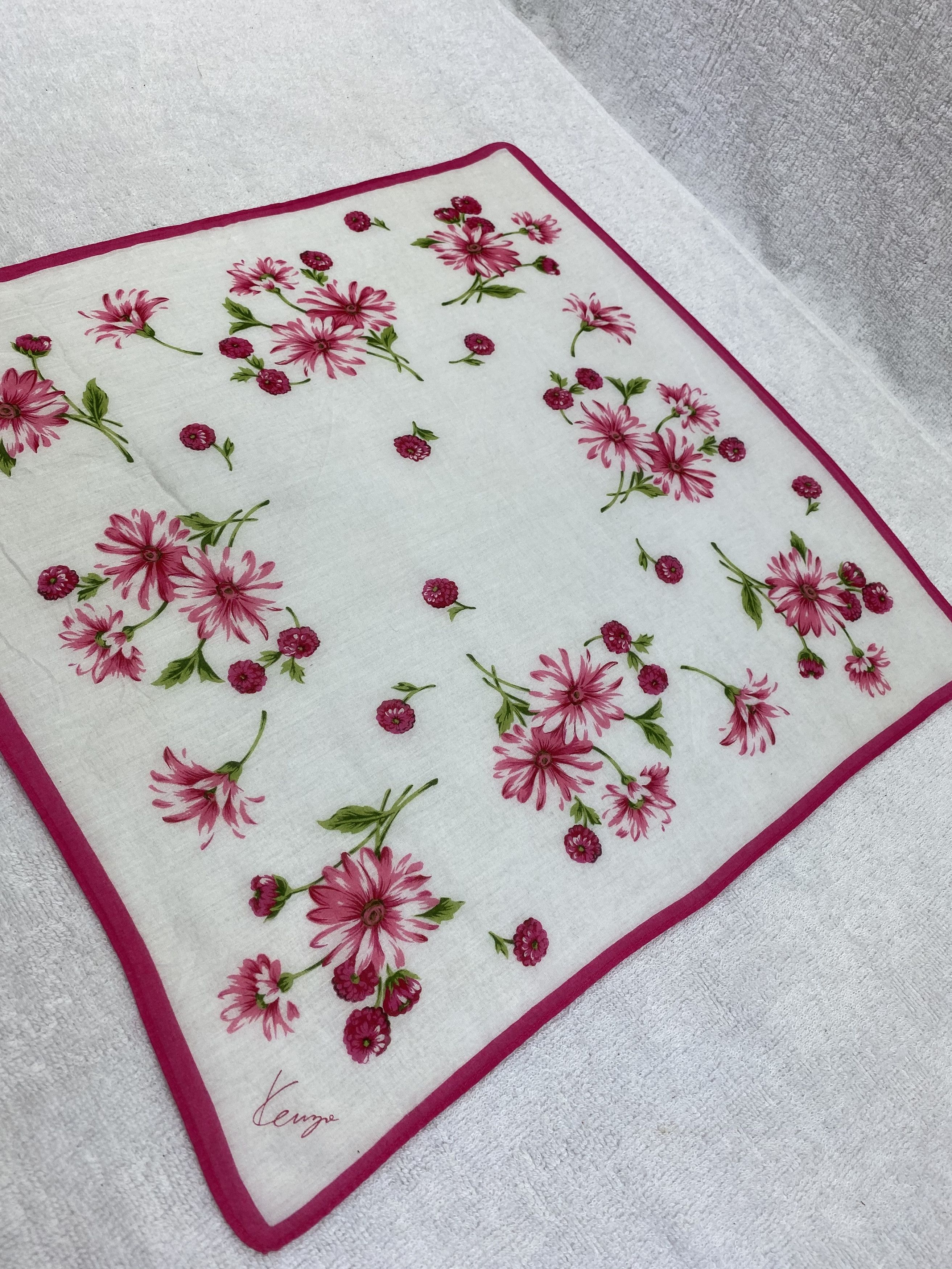Kenzo × Vintage Kenzo Bandana / Handkerchief / Neckerchief Size ONE SIZE - 4 Thumbnail