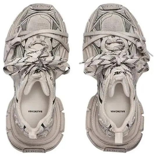 Balenciaga o1tr1nto0525 3XL Sneakers in Beige/Black Size US 7 / EU 40 - 2 Thumbnail