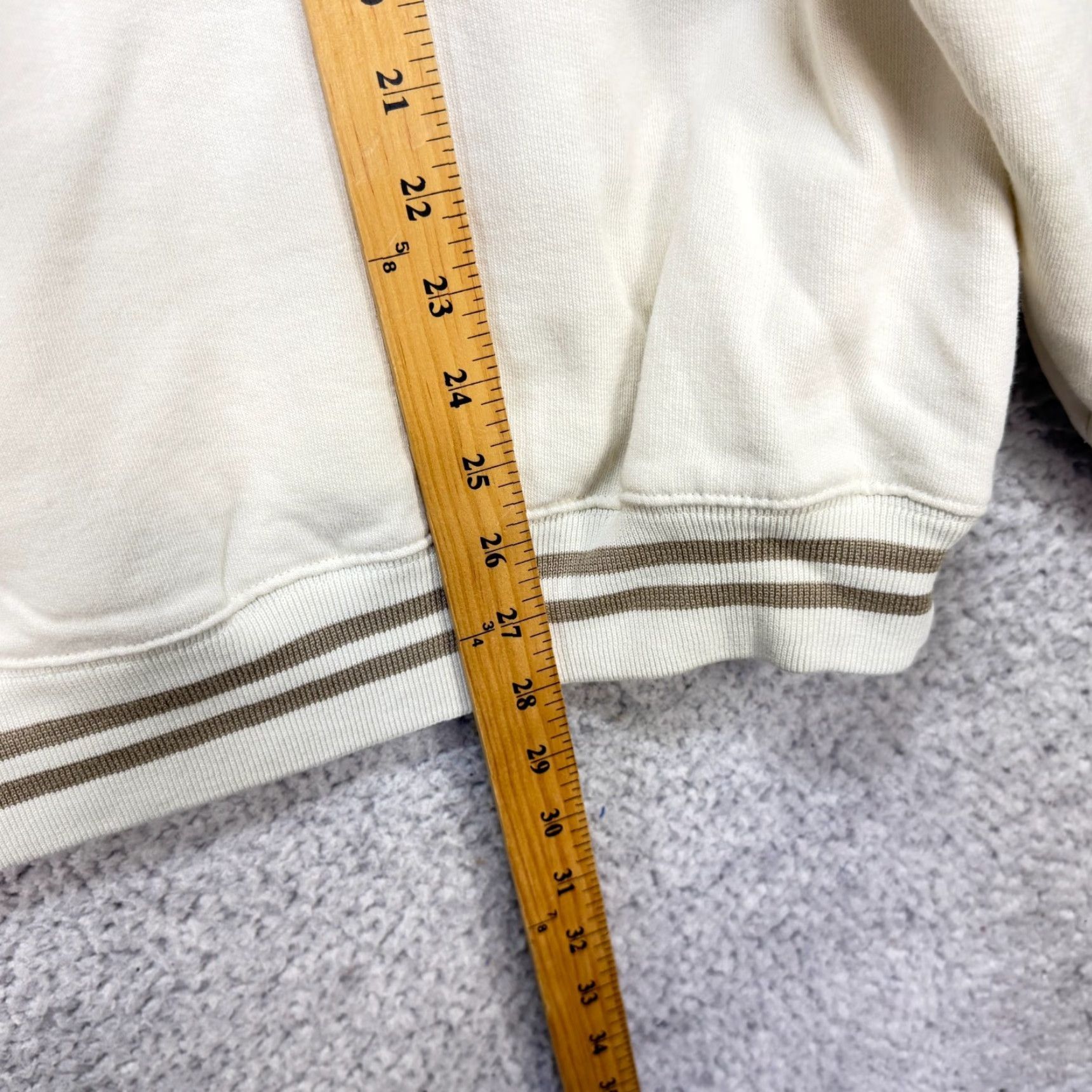 Vintage Taylor Swift The Tortured Poets Department Album Merch Sweatshirt XL Women Pullover Beige Logo Graphic Print Long Sleeve Sweatshirt Size XL / US 12-14 / IT 48-50 - 8 Thumbnail