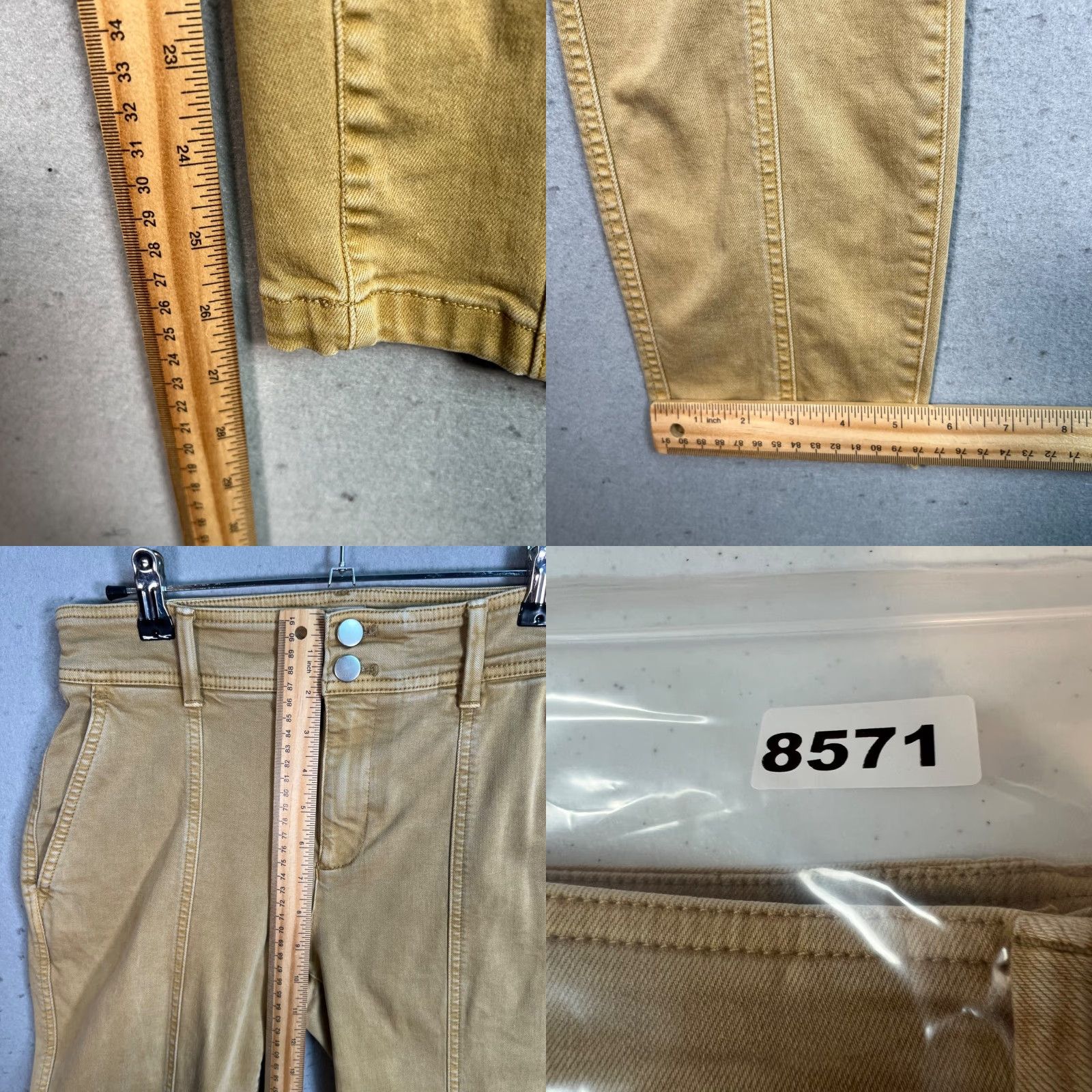 Gap Gap Womens High Rise Skinny Khaki Pants Size 2 Cotton Blend Size 26" / US 2 / IT 38 - 8 Thumbnail