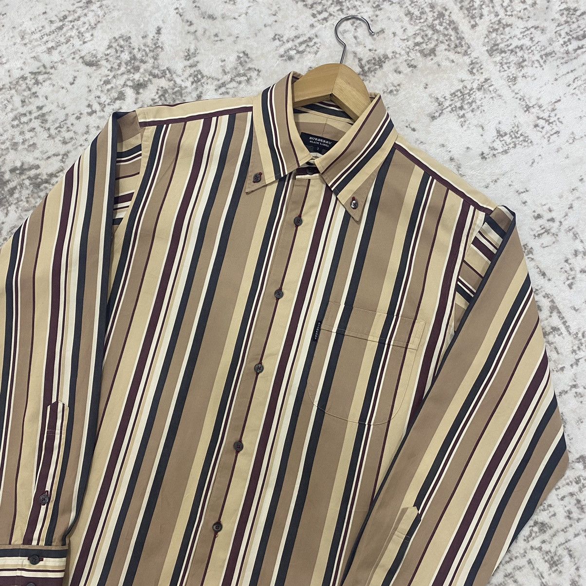 Burberry Burberry Beige Check Shirt Size US L / EU 52-54 / 3 - 3 Thumbnail