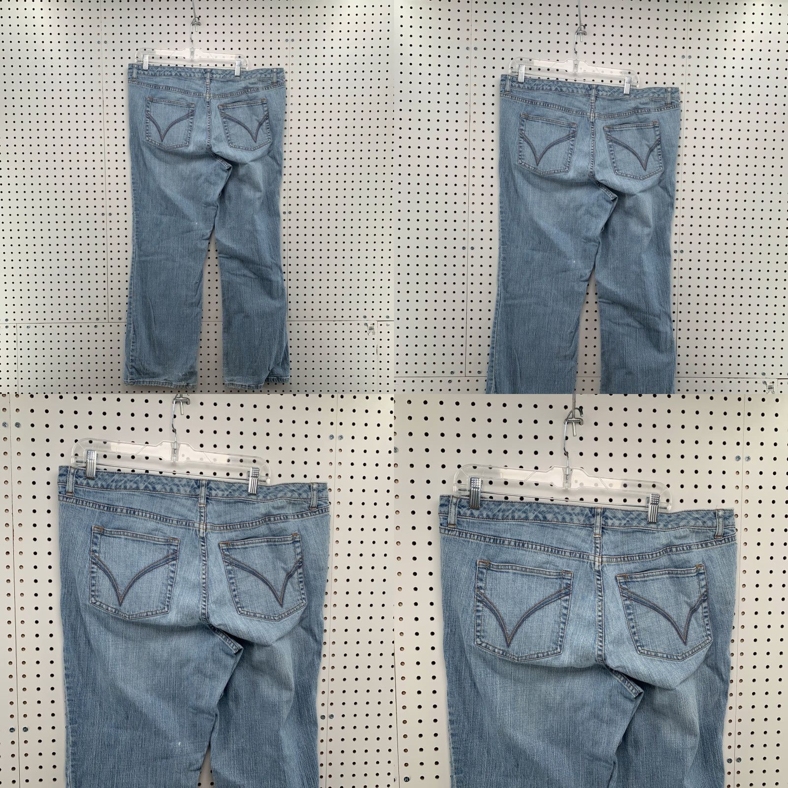 Denime Venezia Women's Plus Size 5 w40 Blue Denim Stretch Bootcut Jeans Shirt? Size 27" / US 4 / IT 40 - 10 Thumbnail