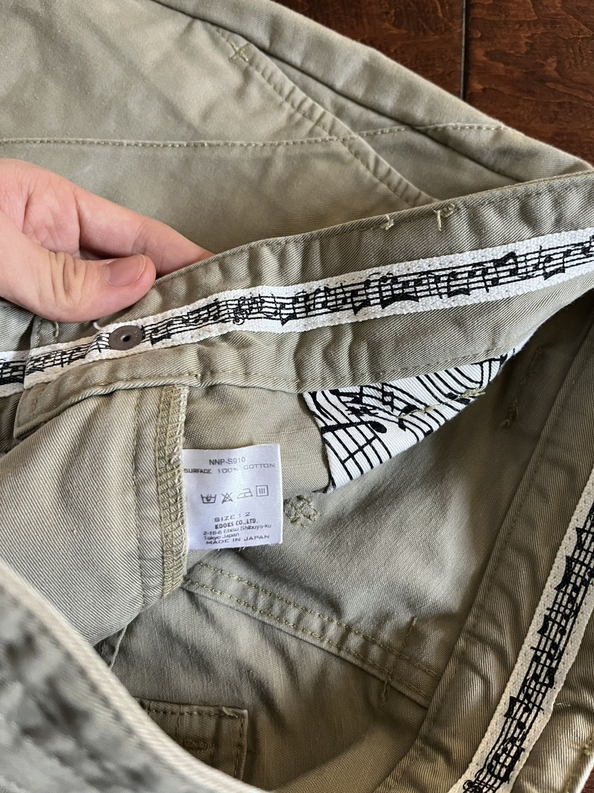 Number (N)ine SS09 Chino Pants Lonesome Heroes Size US 29 - 4 Thumbnail
