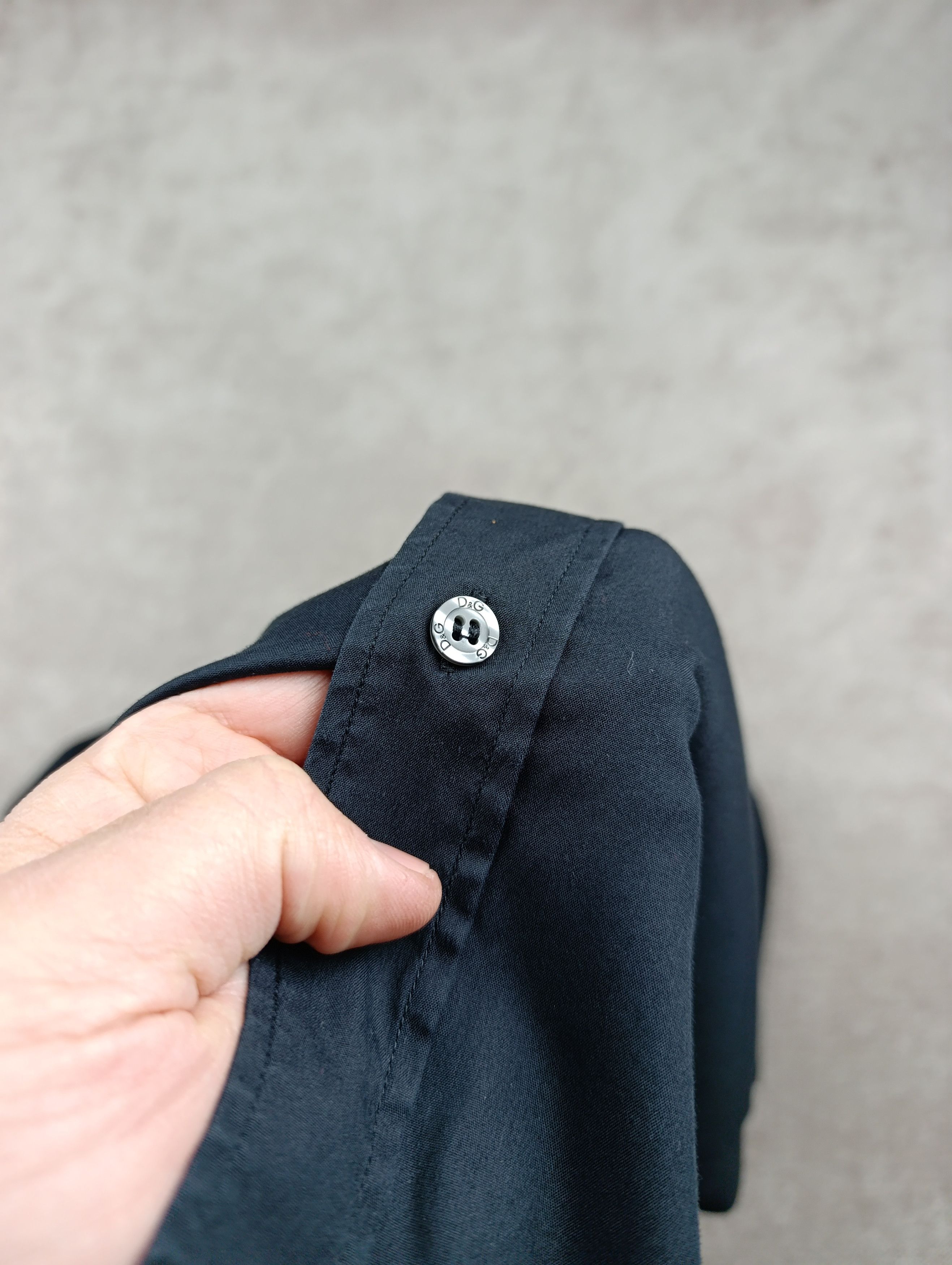 Dolce & Gabbana DOLCE & GABBANA VINTAGE D&G SLIM BLACK SHIRT BUTTON UP MINI Size US M / EU 48-50 / 2 - 5 Thumbnail
