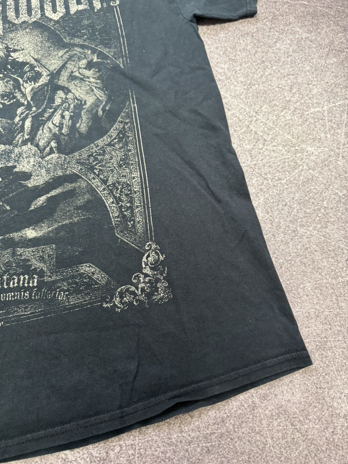 Band Tees Vintage 2000s Powerwolf T Shirt Metal Is Religion Y2k Size US L / EU 52-54 / 3 - 6 Thumbnail