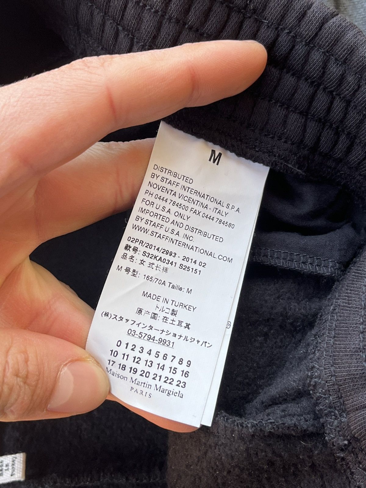 Maison Margiela FW14 Maison Margiela MM6 Painted Sweatpants Pants Y2K Size 27" / US 4 / IT 40 - 3 Thumbnail