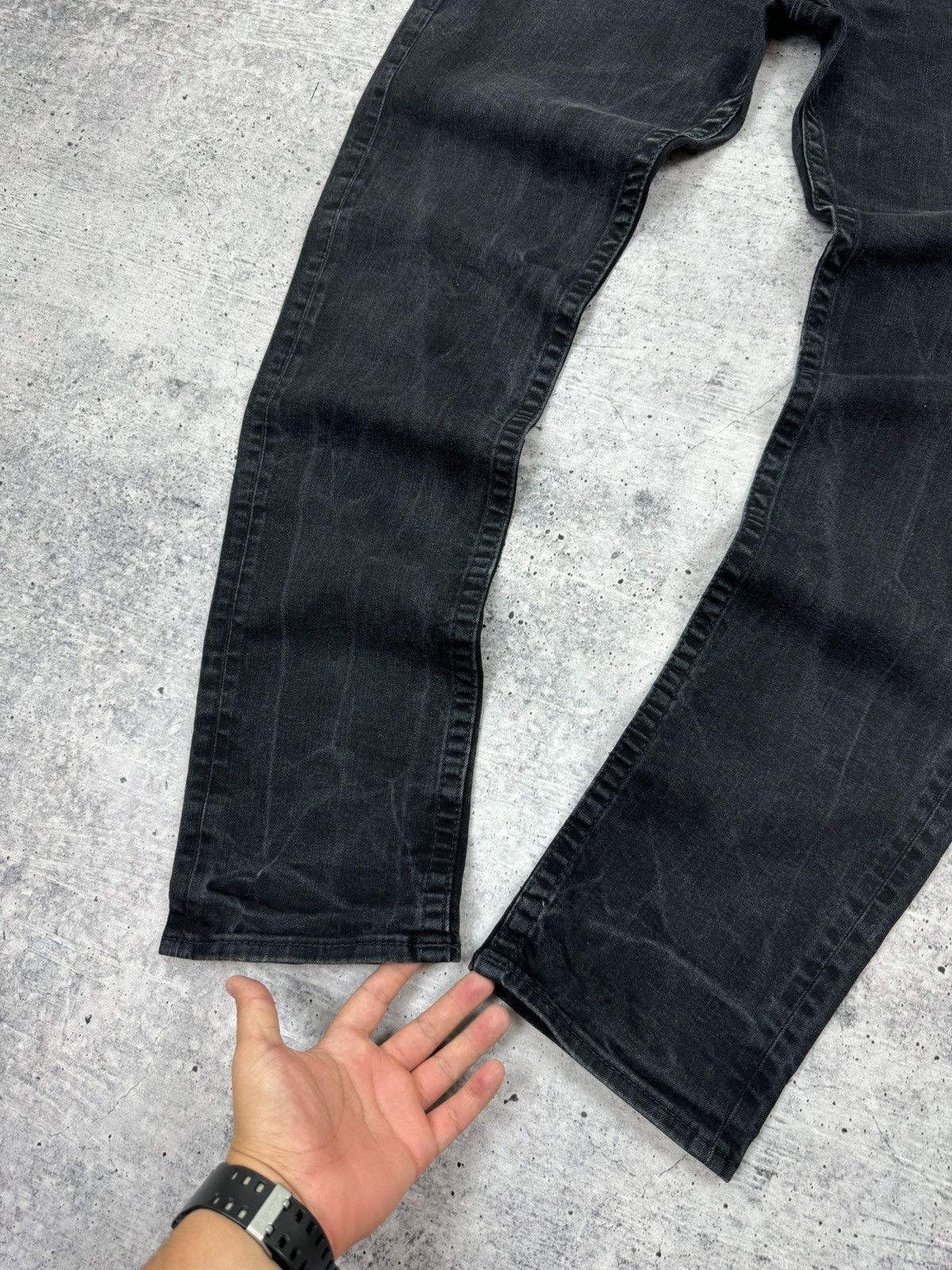 True Religion Vintage True Religion Rocco Black Stonewashed Denim Jeans 36 Size US 36 / EU 52 - 8 Thumbnail