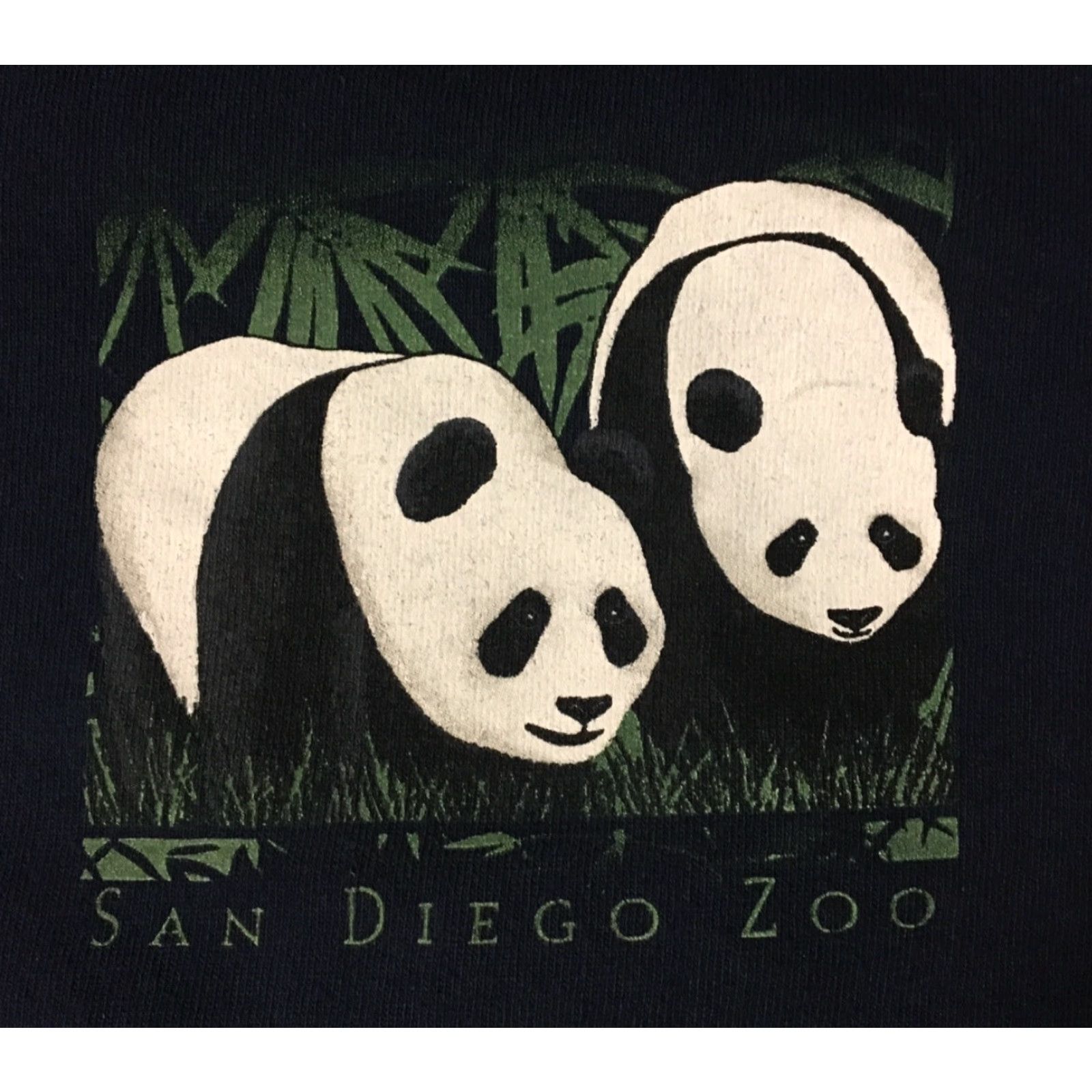 Vintage VINTAGE San Diego Zoo Panda Bear Shirt XXL Animals Wildlife Nature Art 90s Grunge T-Shirt Men Blue 2XL Size US XXL / EU 58 / 5 - 4 Thumbnail