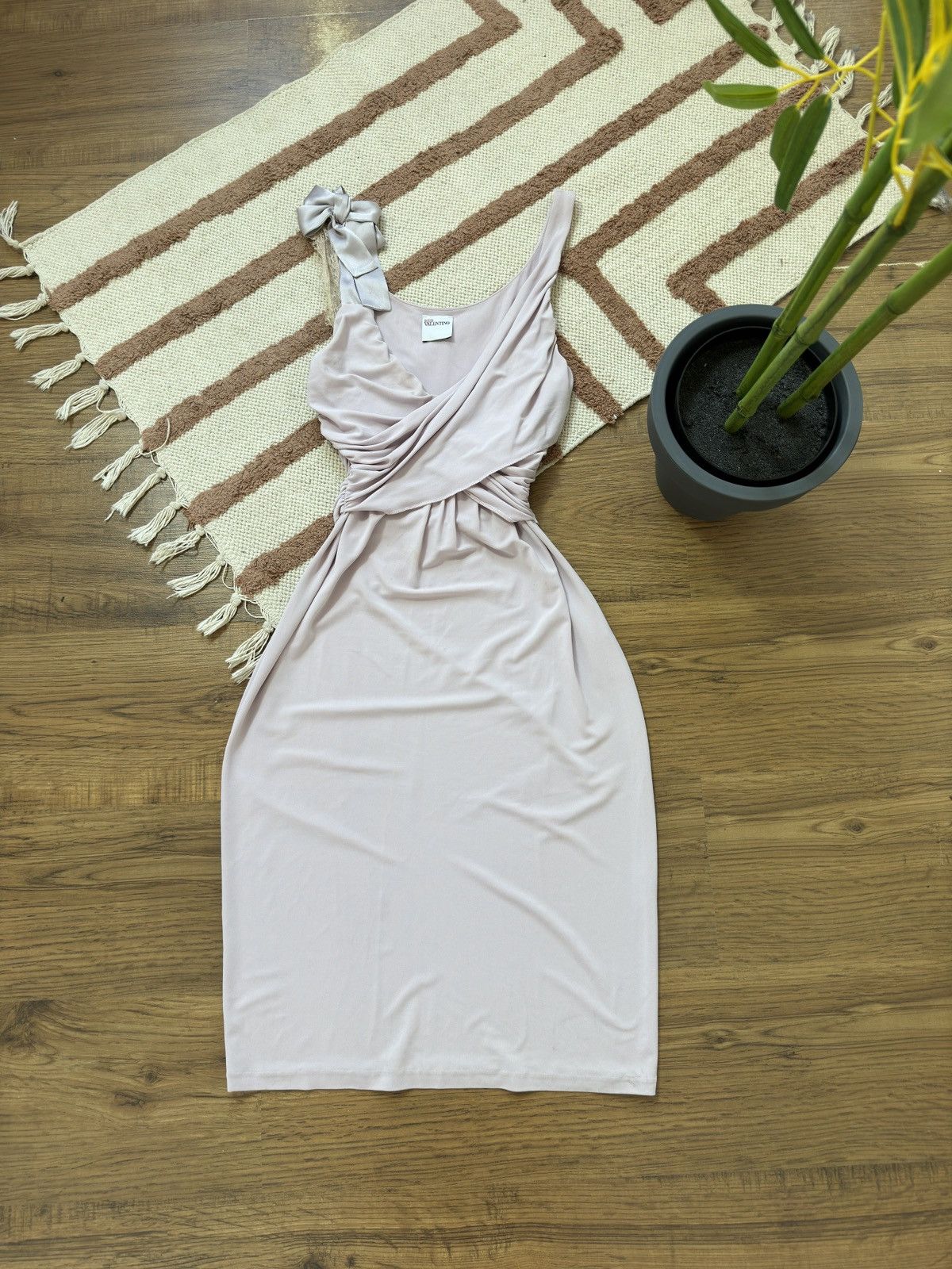 RED Valentino × Vintage VINTAGE RED VALENTINO 2000s MIDI DRESS Size S / US 4 / IT 40 - 1 Thumbnail