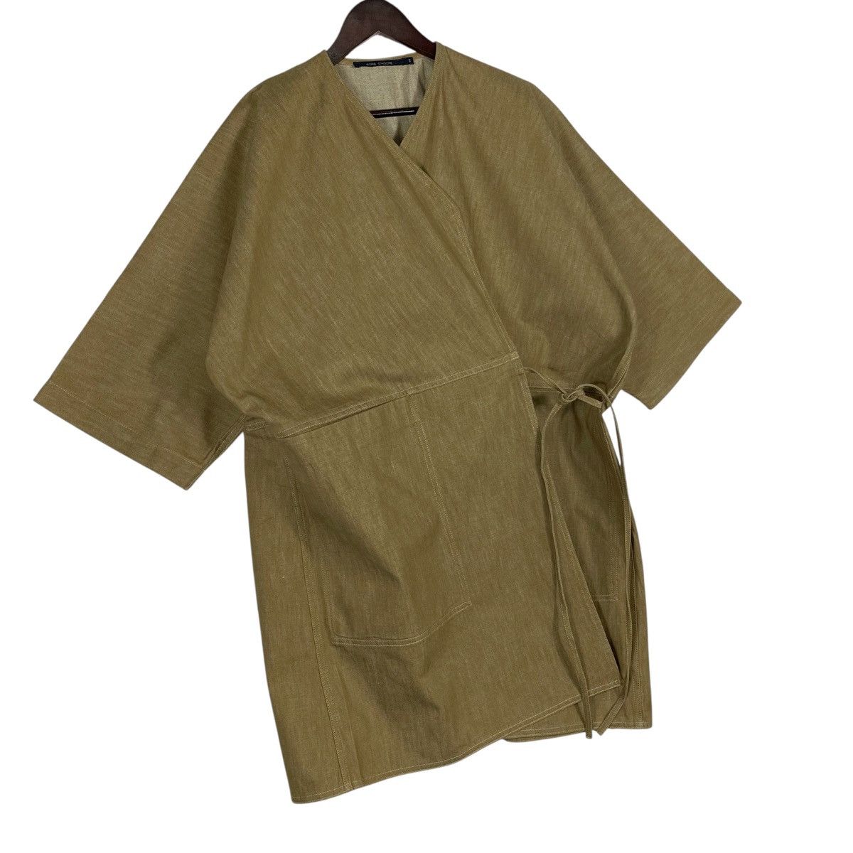 SOFIE D'HOORE Vintage Sofie D’Hoore Belgium Minimalist Cotton Wrap Jacket Size XS / US 0-2 / IT 36-38 - 3 Thumbnail