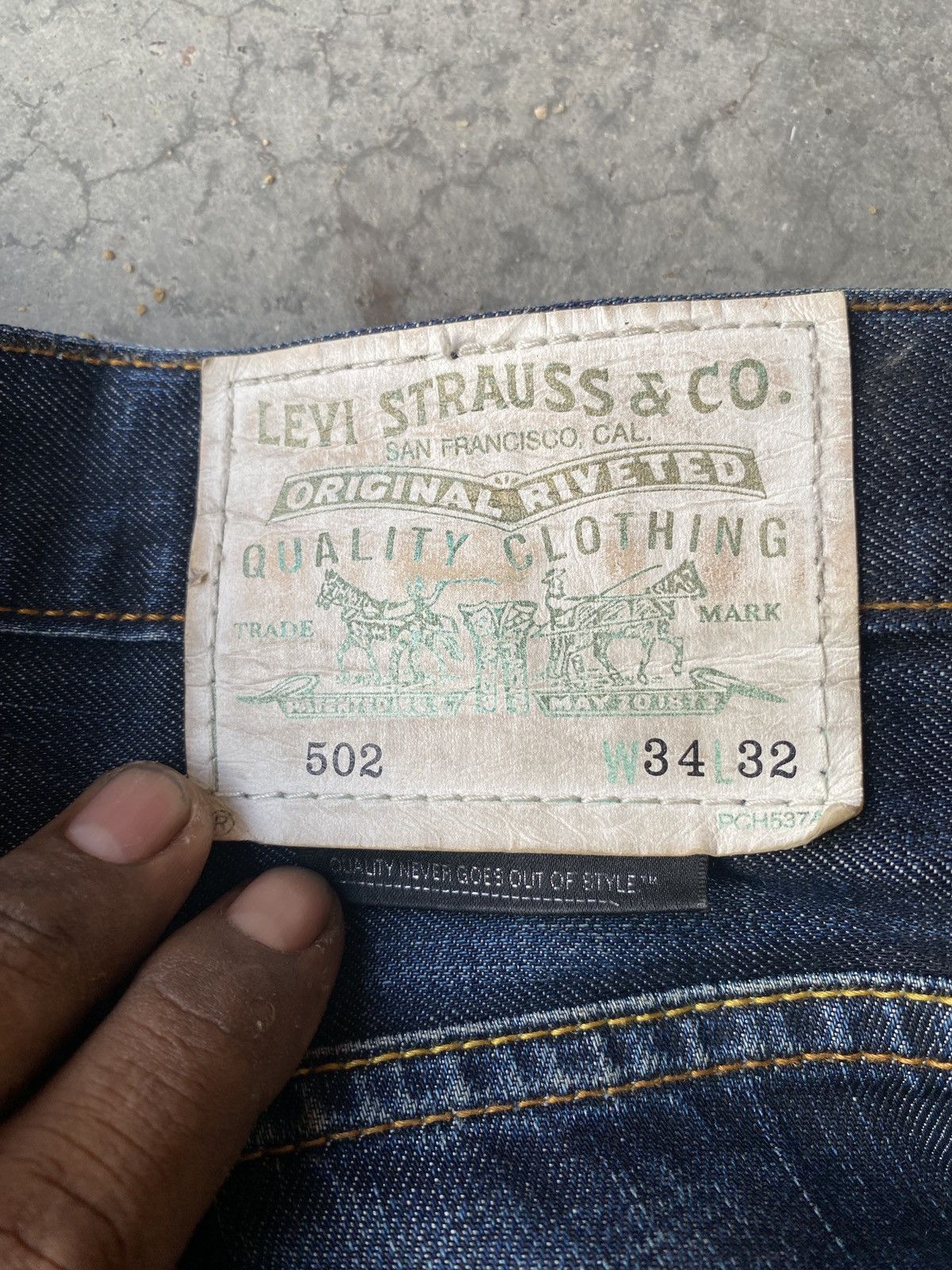 If Six Was Nine × Levi's Vintage Clothing Vintage levis LOT 502 w32 L33 Size US 34 / EU 50 - 14 Thumbnail