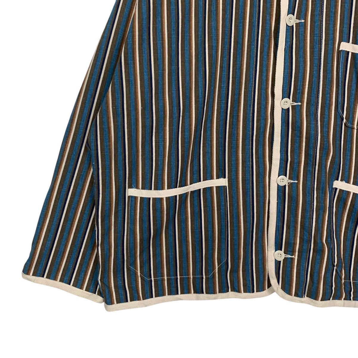 Vintage ☀️Nice design Army Twill stripe sanforized button jacket Size US L / EU 52-54 / 3 - 5 Thumbnail