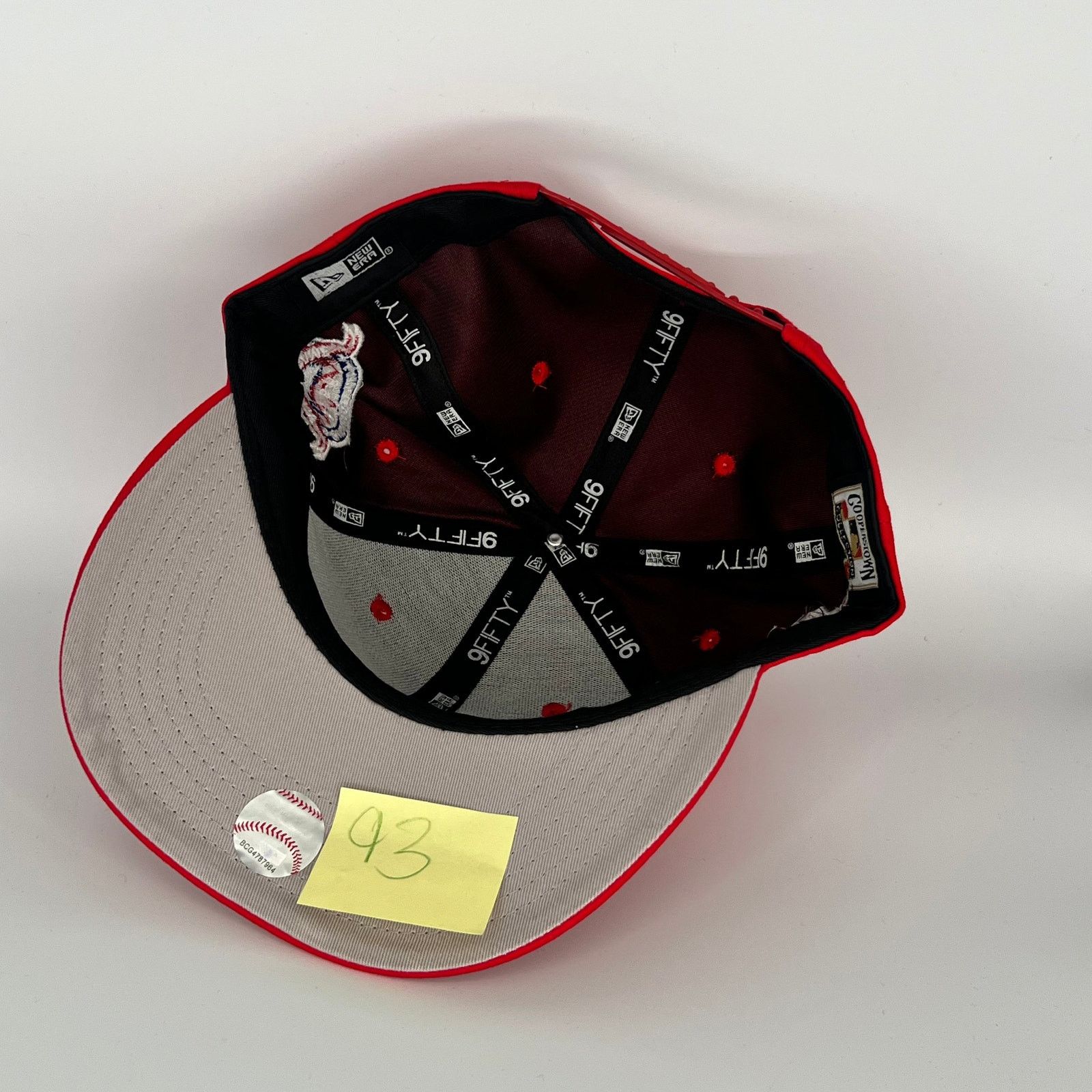 New Era Red Cincinnati Reds 1990 World Series All Star Game New Era Size ONE SIZE - 4 Thumbnail