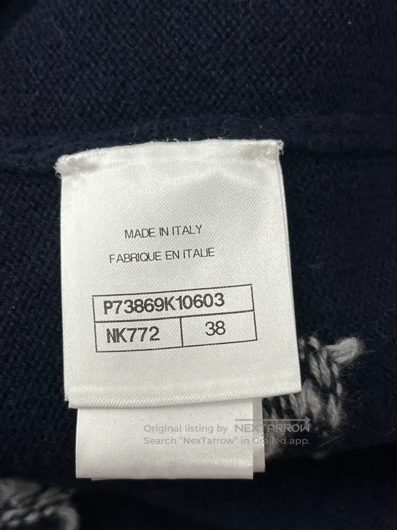 Chanel Chanel 22K blue flower diamond button broken flower knitte Size XS / US 0-2 / IT 36-38 - 5 Thumbnail