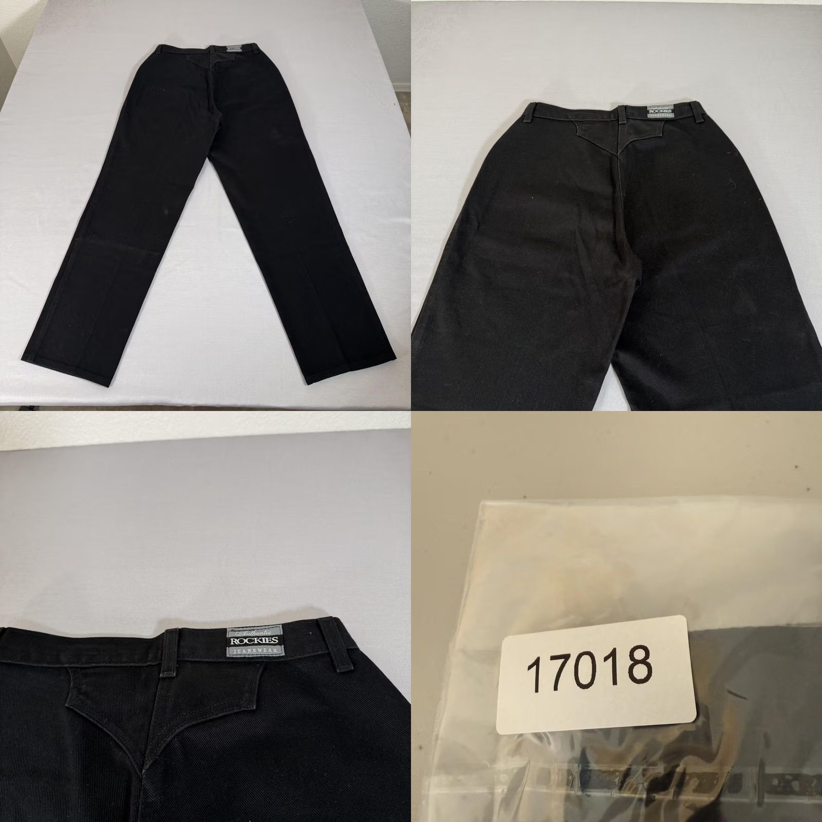 Vintage VINTAGE Rockies Jeans Womens 11 Black Bare Back Slim Fit Denim Pants Western 90s Size 32" / US 10 / IT 46 - 9 Thumbnail
