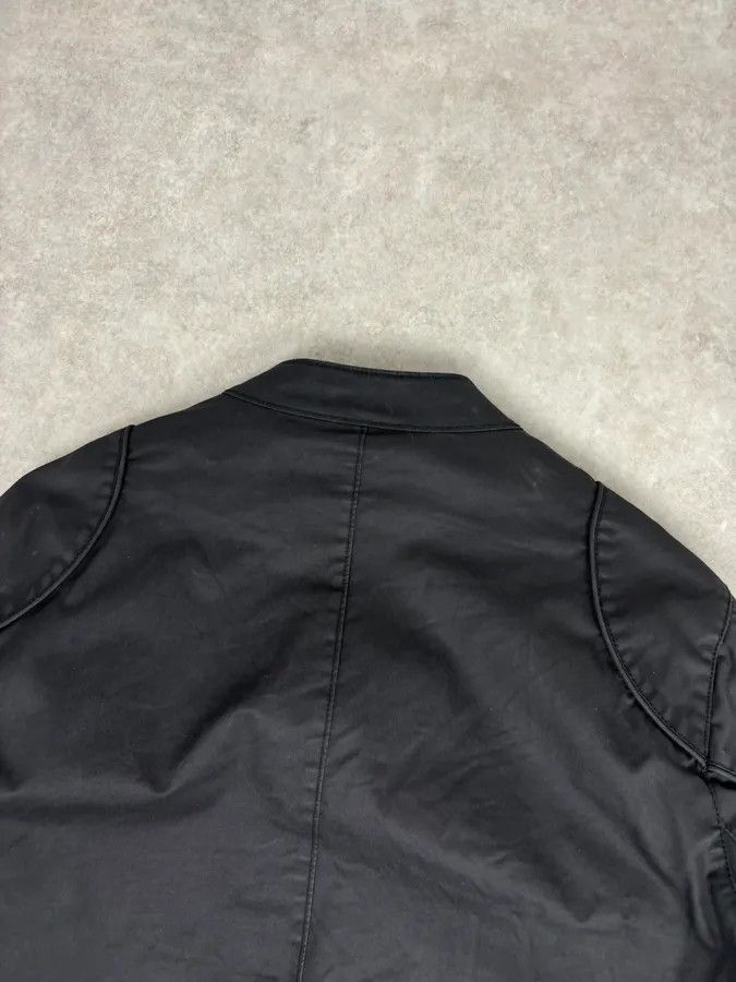 Vintage 2010s Black Nylon Bomber Multi-Zip Jacket Size US L / EU 52-54 / 3 - 6 Thumbnail
