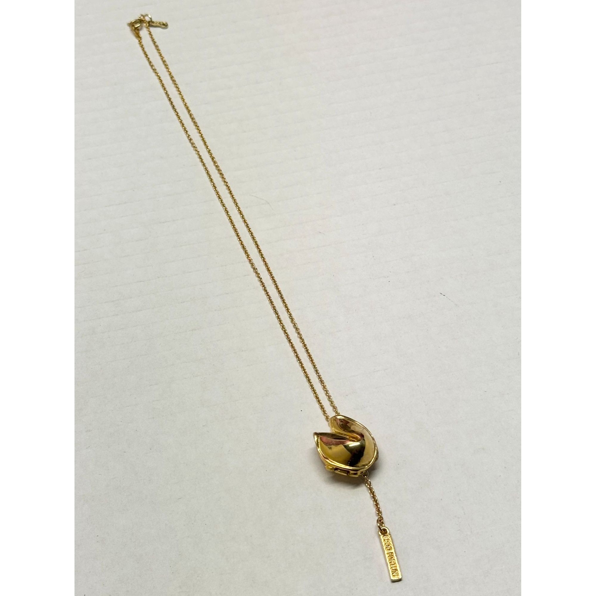 Other New Gold Fortune Cookie Necklace Size ONE SIZE - 3 Thumbnail